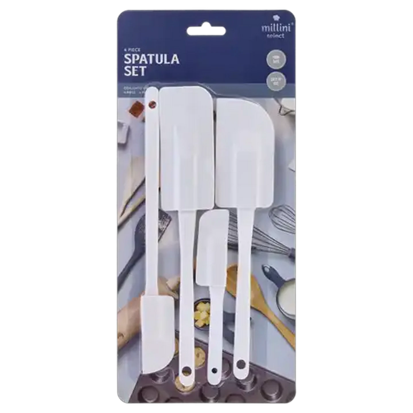 Image of Millini Plastic Spatula Set 4-Piece