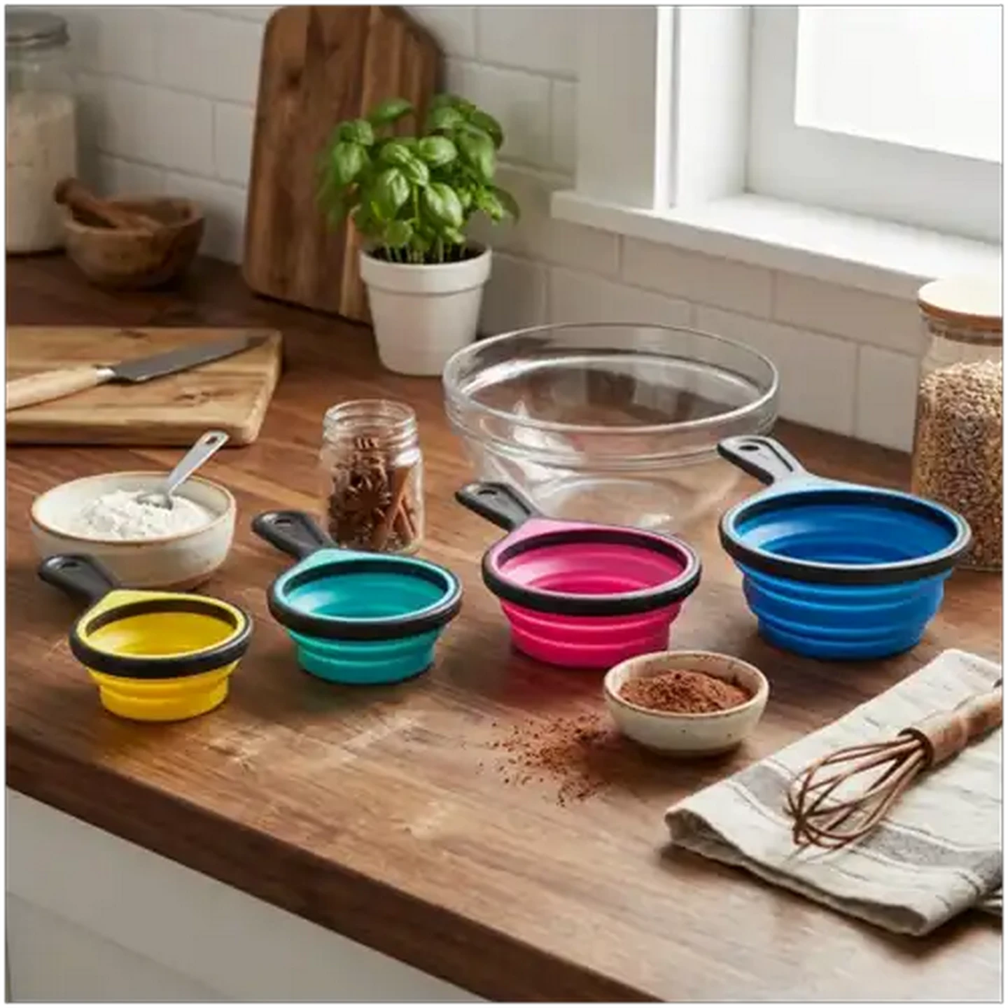 Image of MWA Silicone Measuring Cup Set 4 Piece
