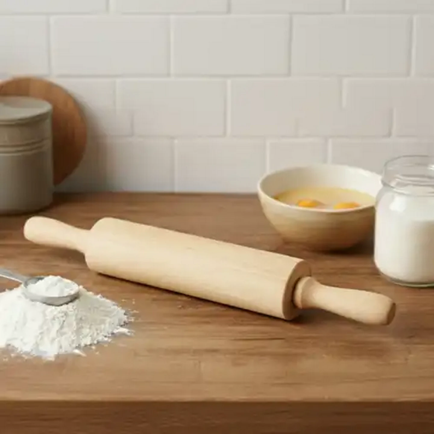Image of Millini Wooden Rolling Pin