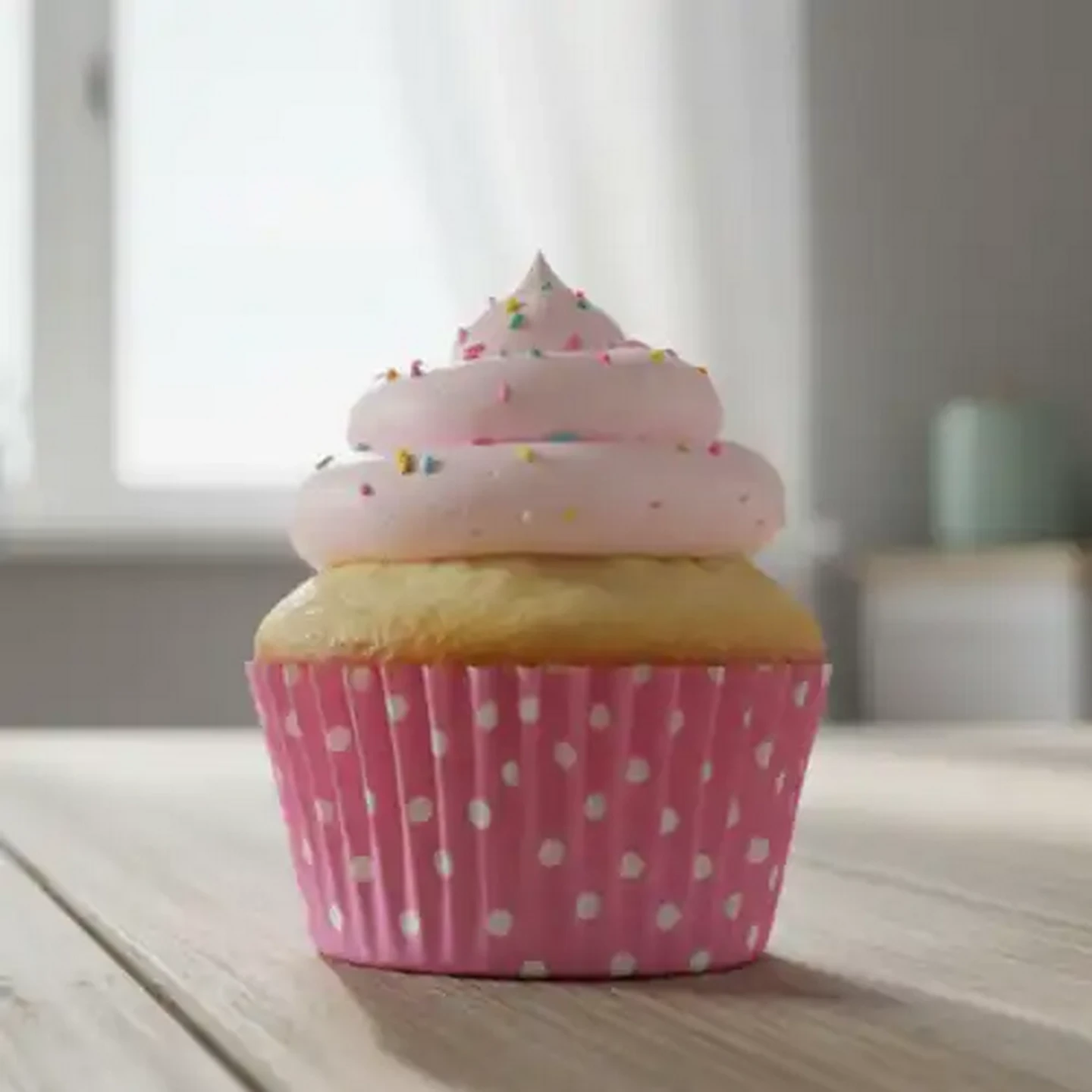 Image of Millini Pink Polka Dot Paper Cupcake Cases 50-Pack
