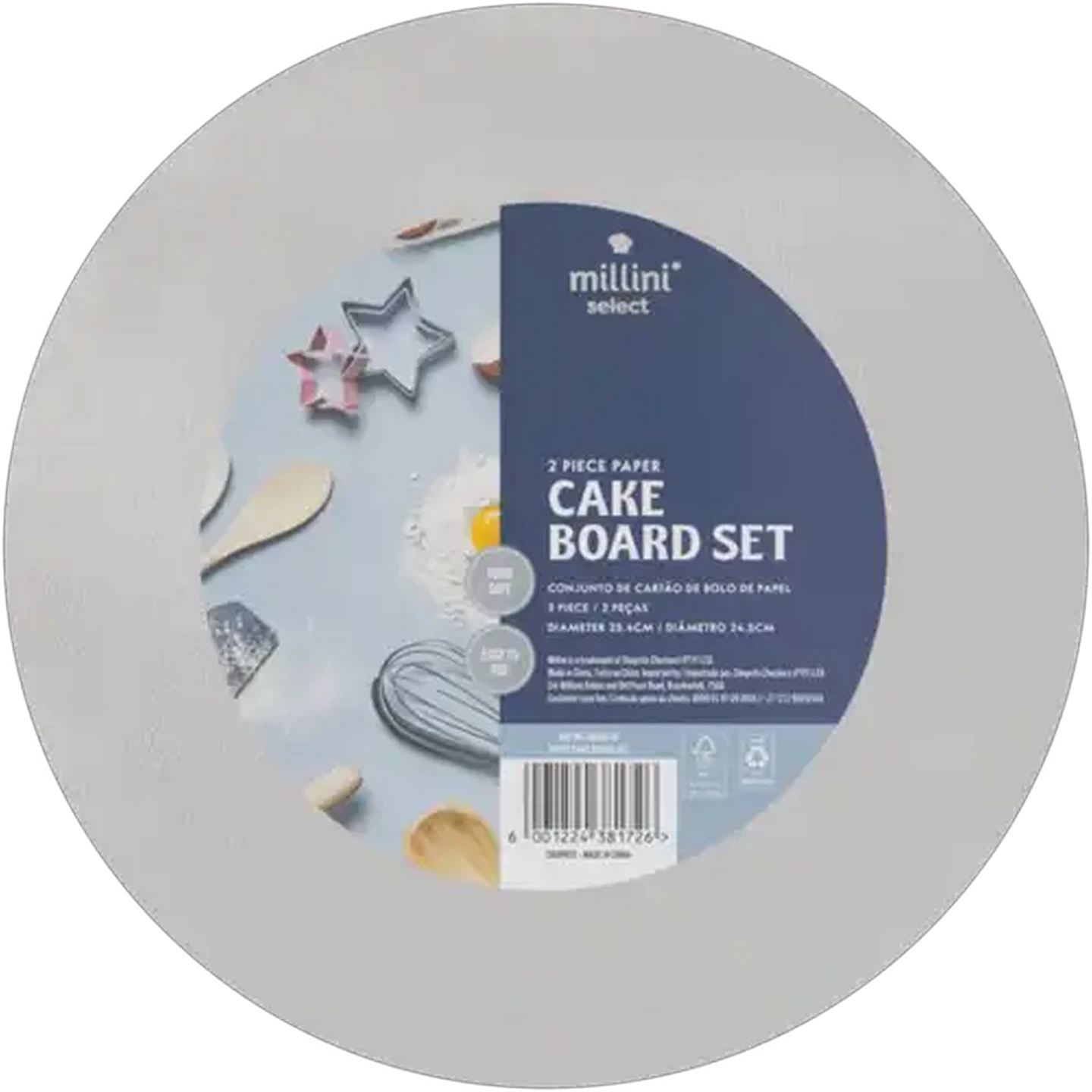 Image of Millini Cake Board Set 2-Piece