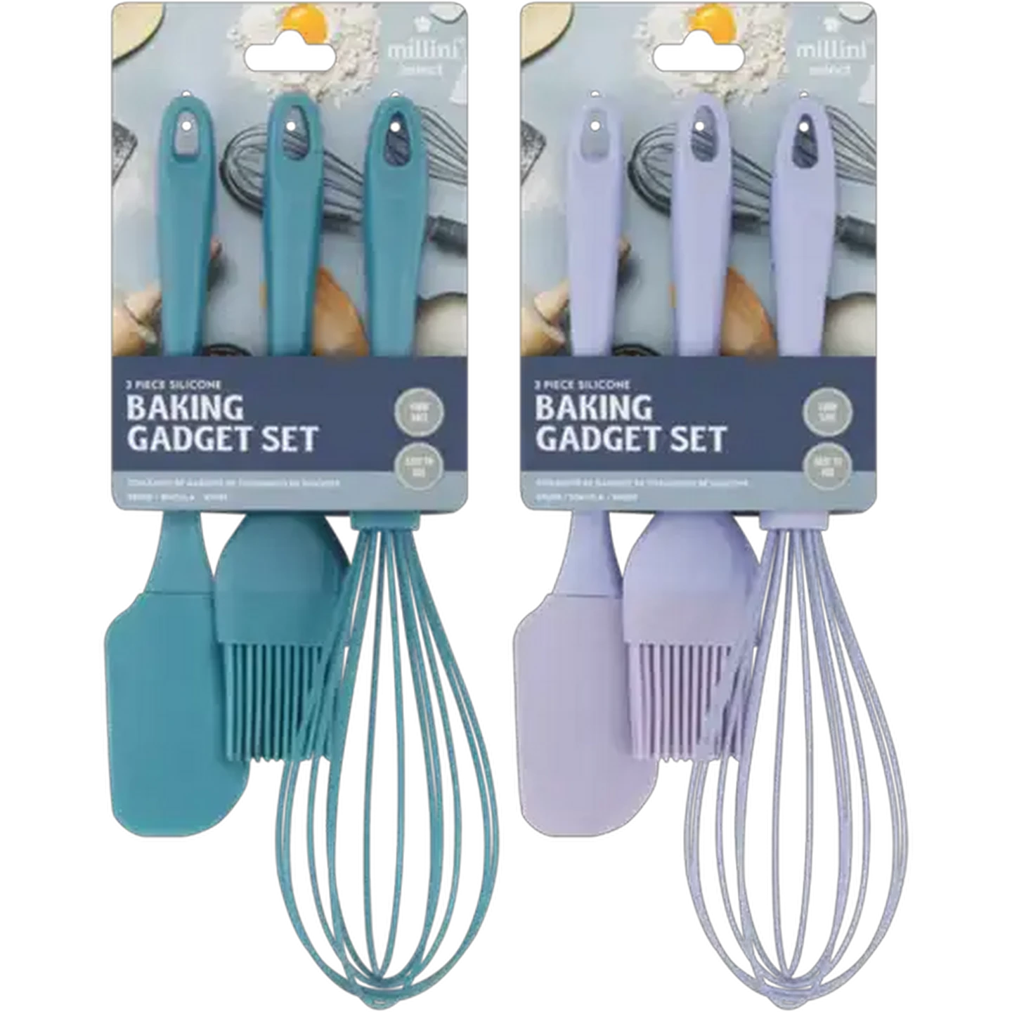 Image of Millini Baking Utensil Set 3-Piece (Colour May Vary)