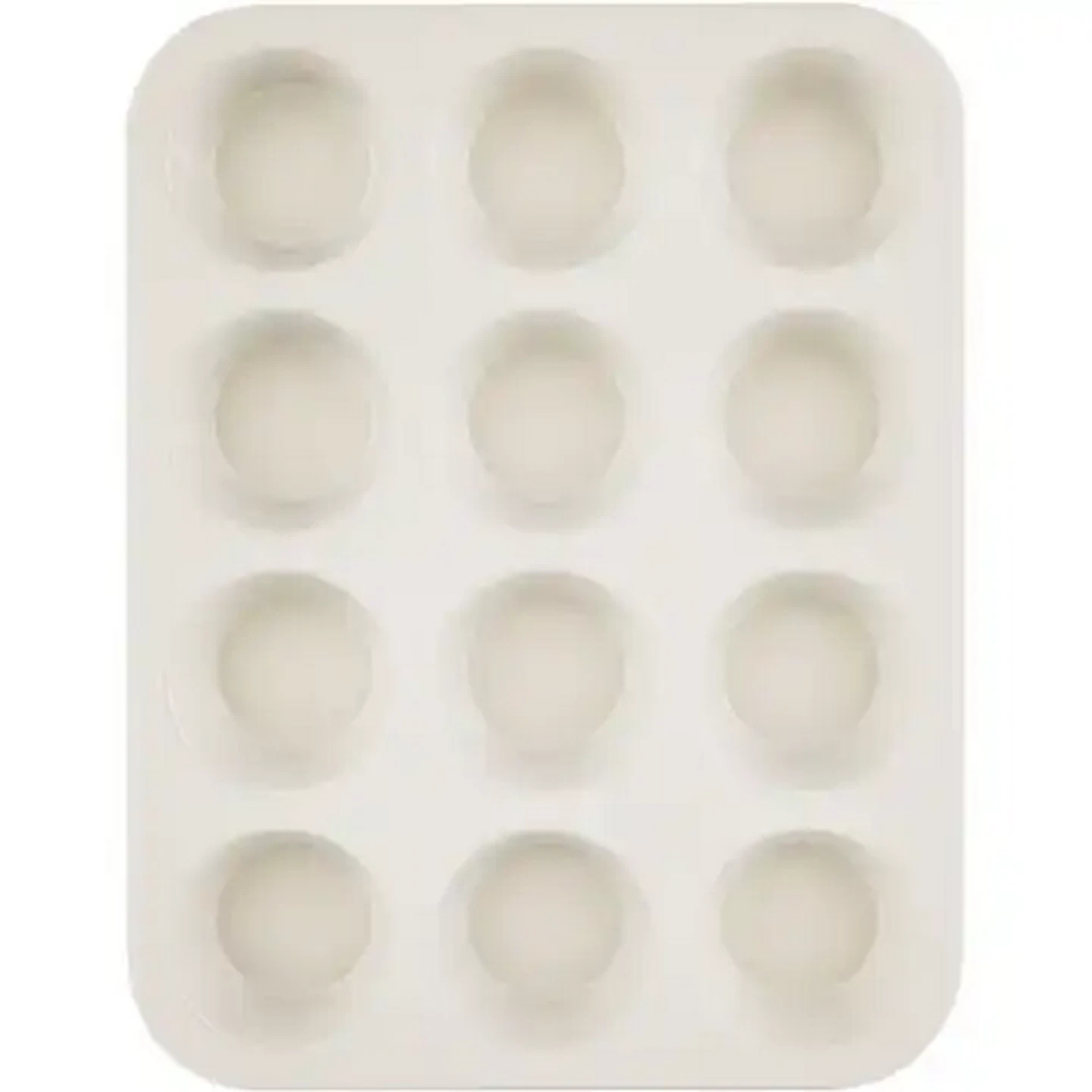 Image of Millini Cream 12-Cup Non-Stick Carbon Steel Muffin Pan