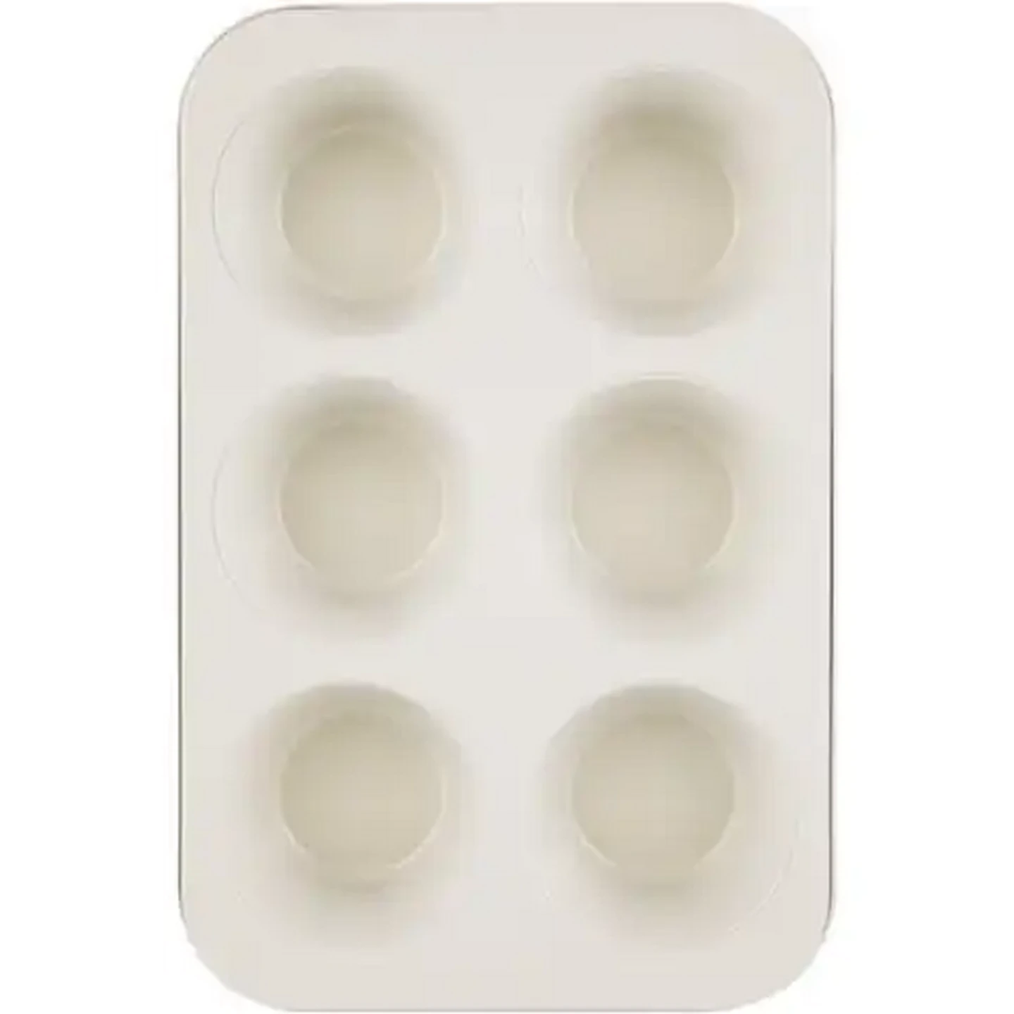 Image of Millini Cream 6-Cup Non-Stick Muffin Pan