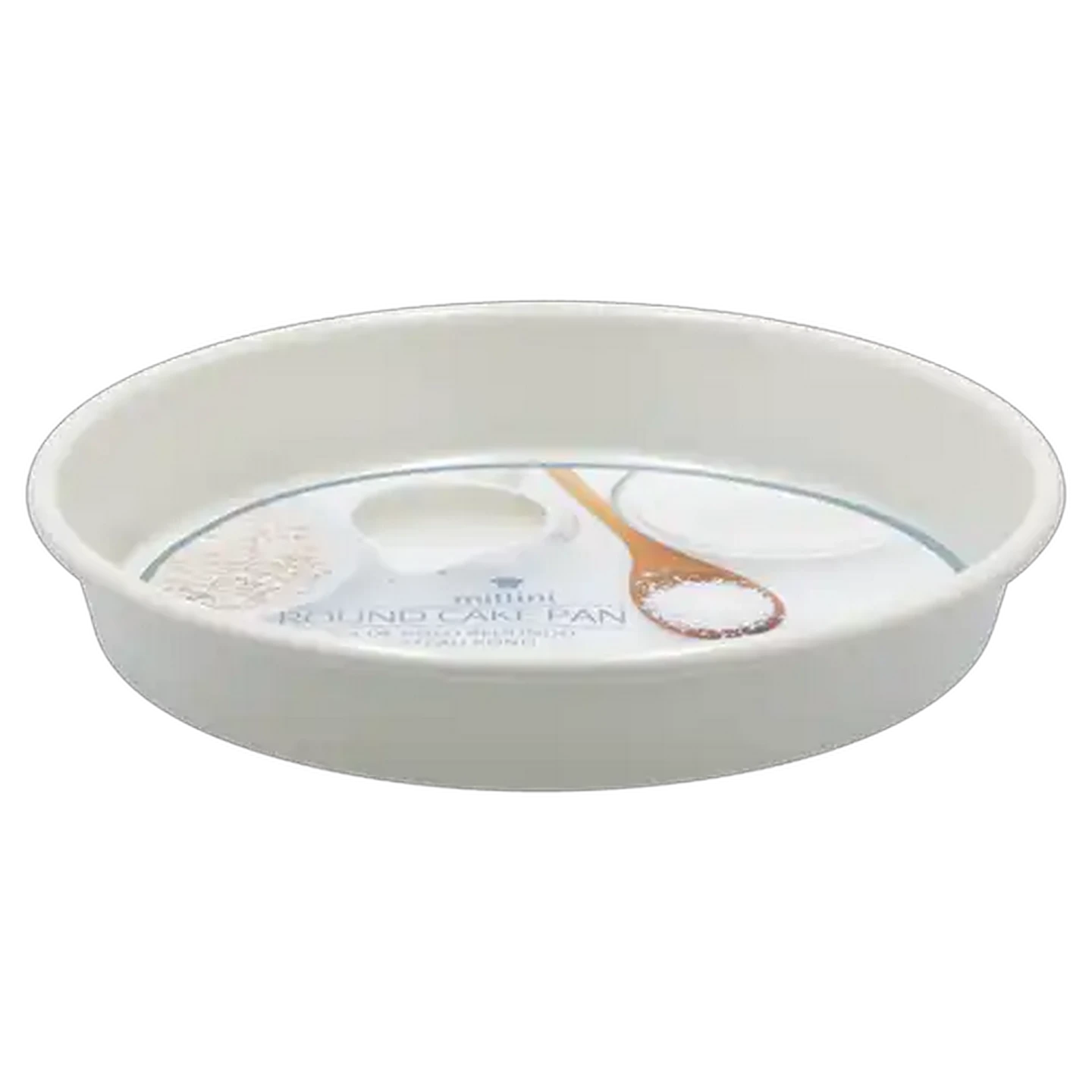 Image of Millini Cream Round Non-Stick Cake Pan