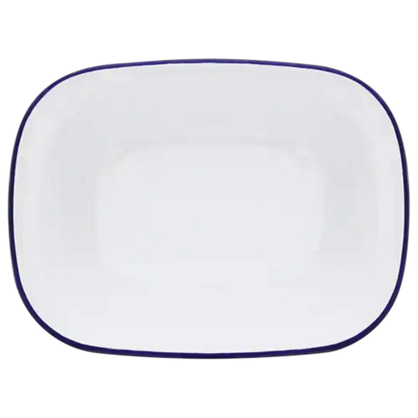 Image of Blue Line Enamel Pie Dish