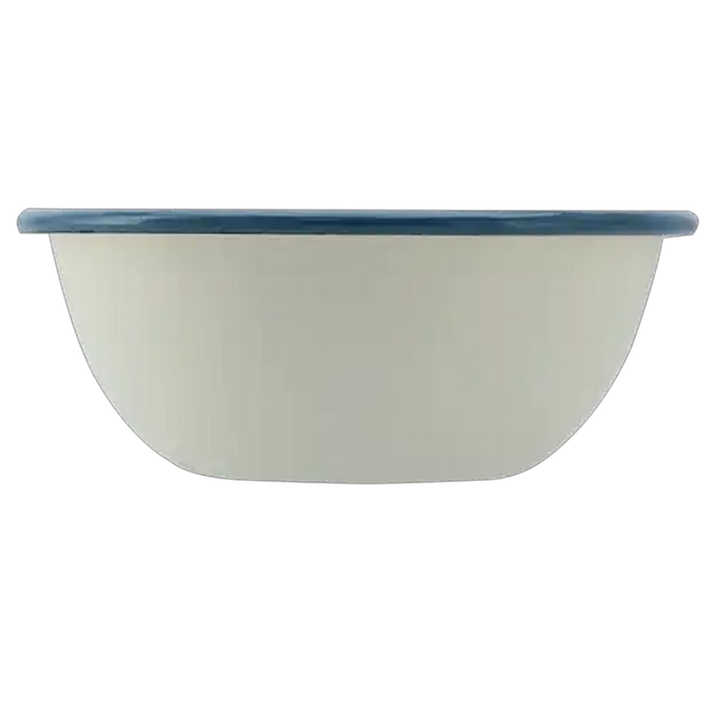 Image of Ripple White Enamel Bowl 14cm