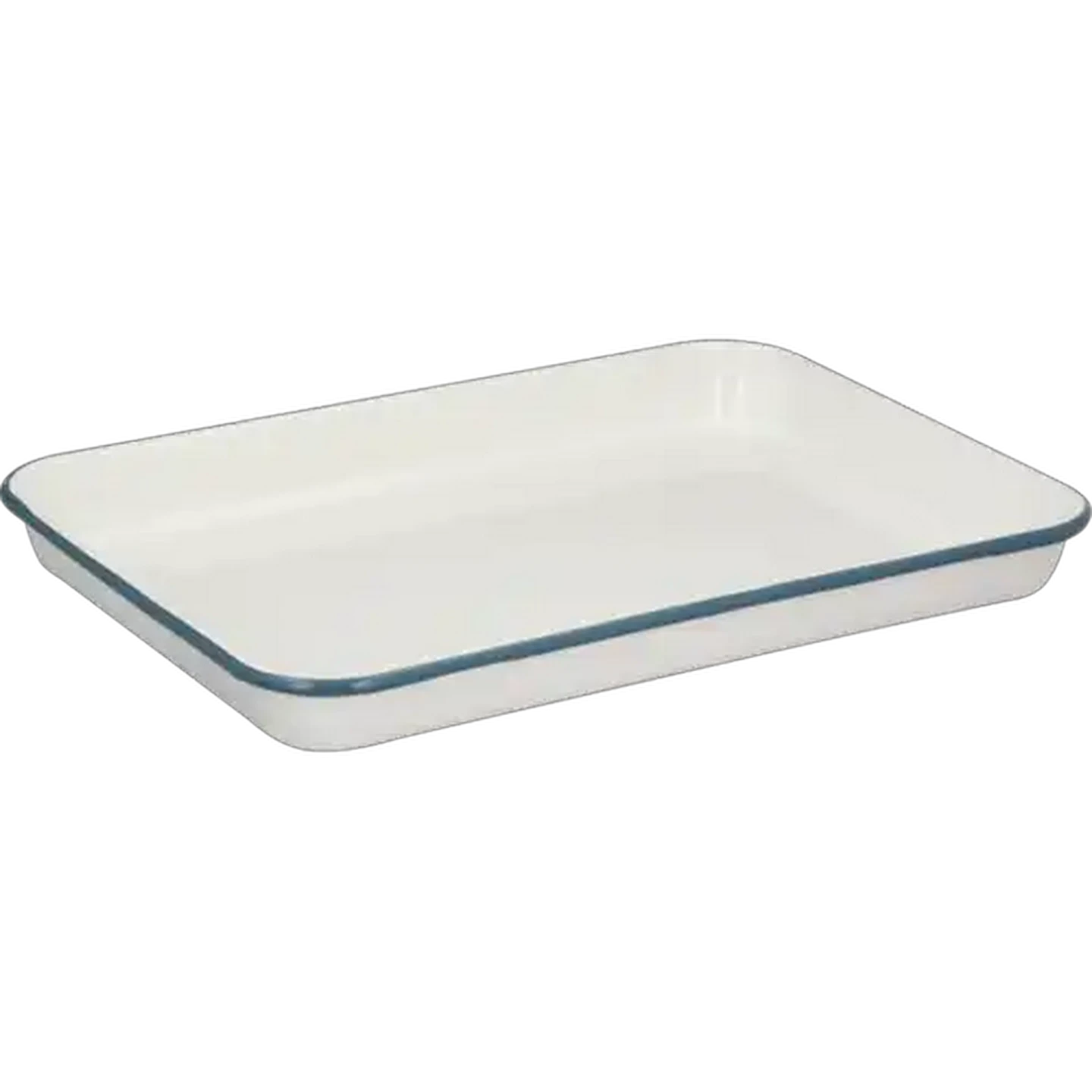 Image of Ripple Enamel Rectangular Roaster 39cm