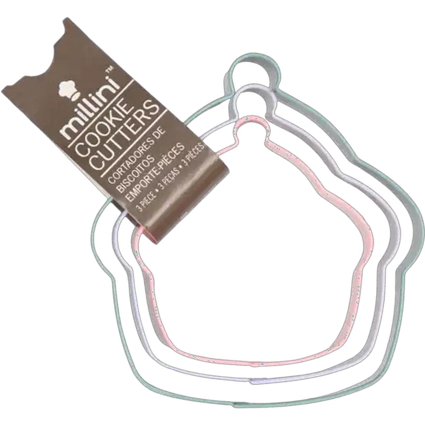 Image of Millini Cupcake Cookie Cutter Set 3-Piece