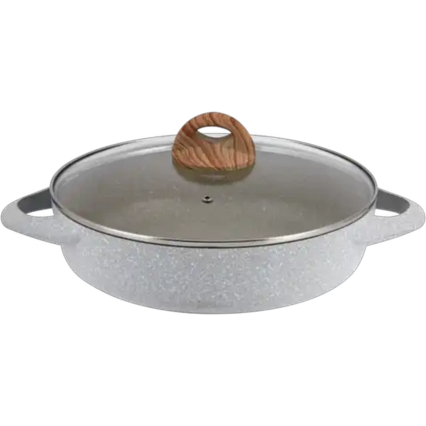 Image of Shallow Cast Aluminium Casserole 28cm