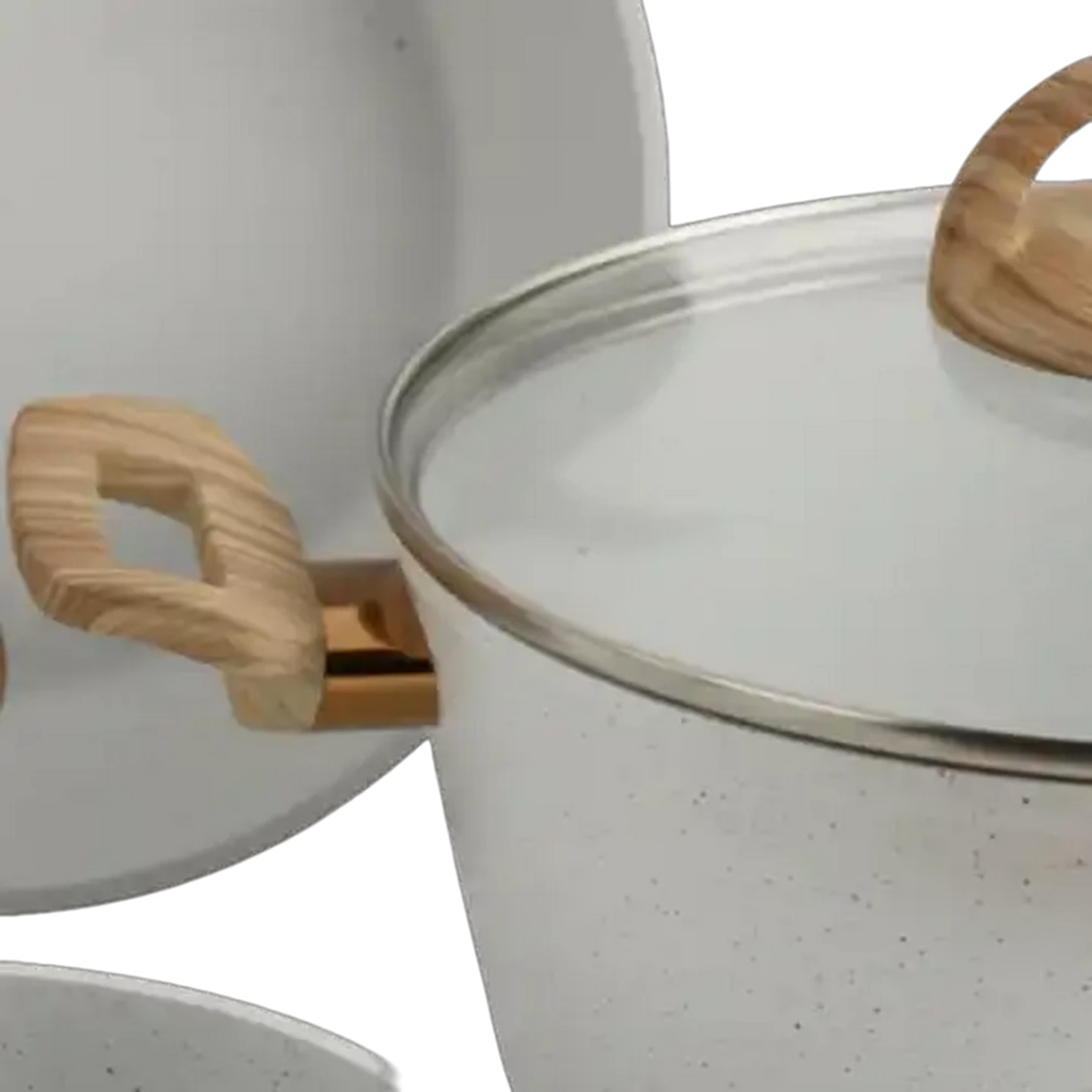 Image of Coconut Forged Aluminium Cookware Set 7-Piece