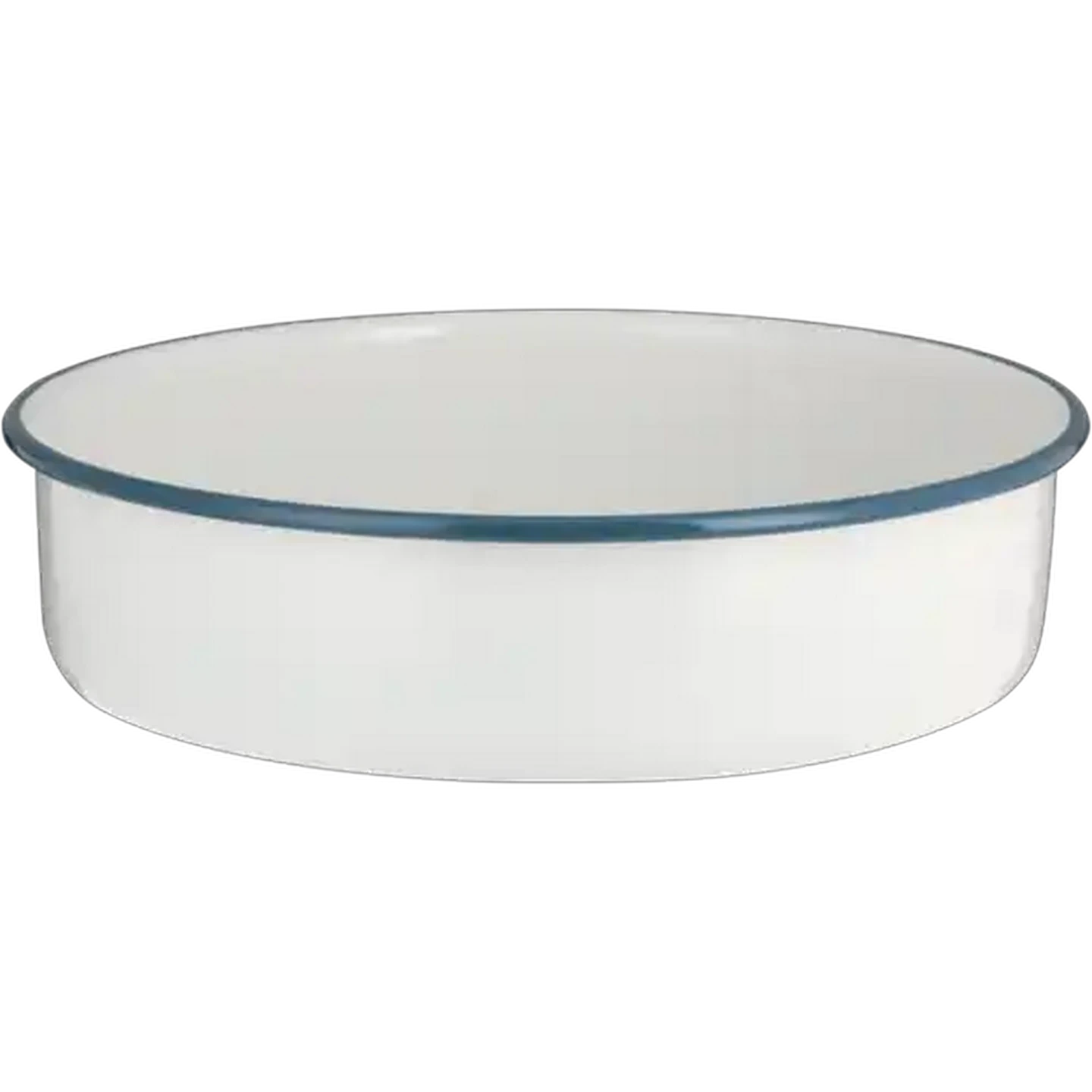 Image of Ripple White Round Pie Dish 22cm