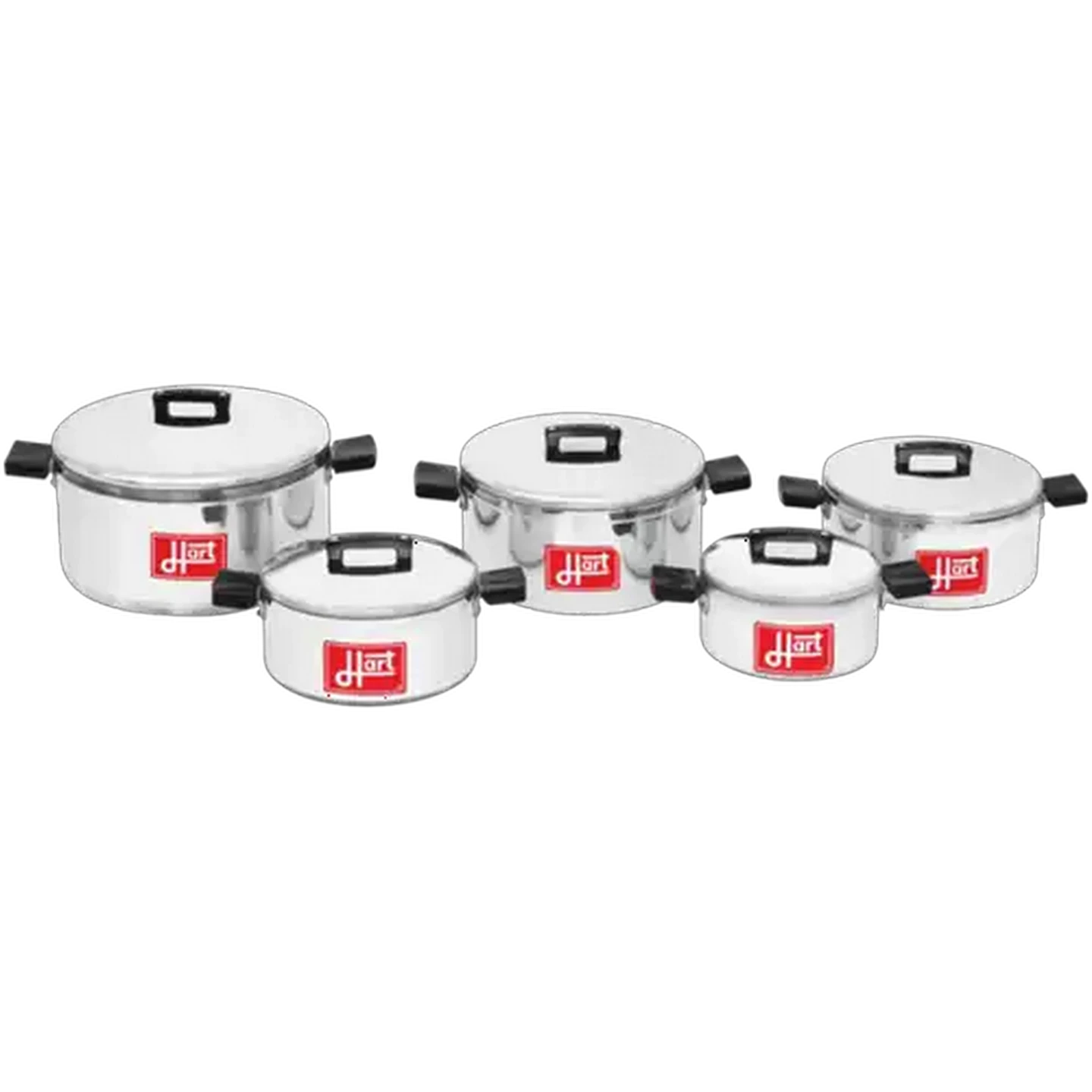Image of Hart J7 Aluminium Stewpan Set 10 Piece