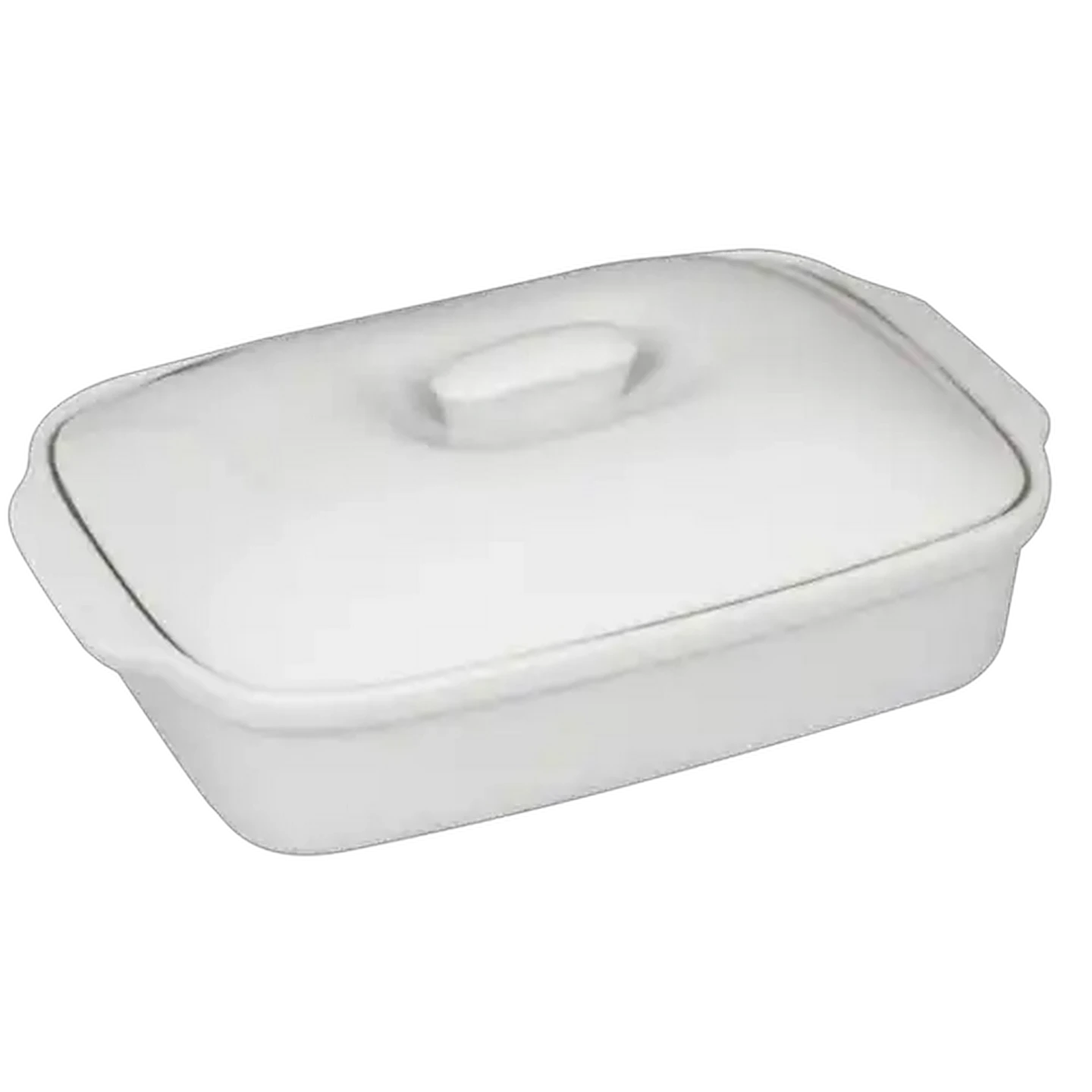 Image of Rectangular White Casserole 31cm