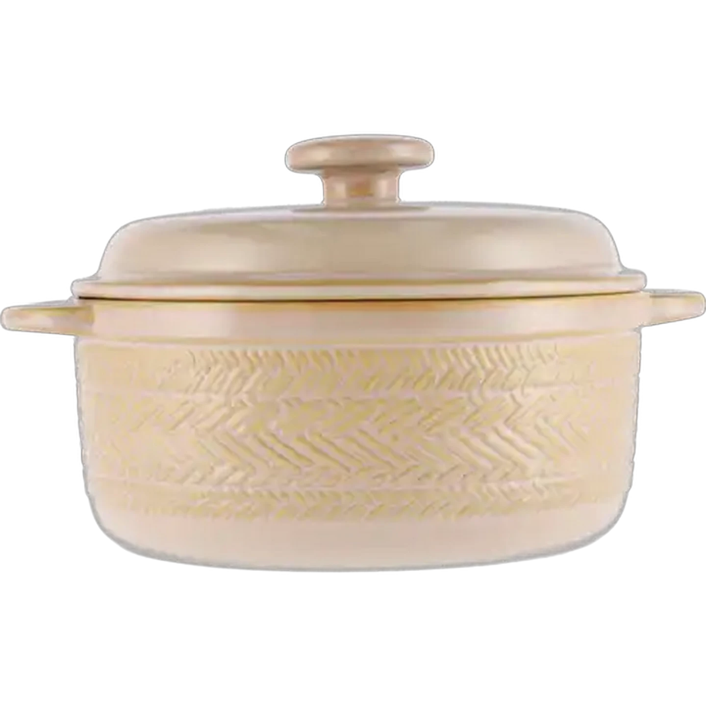 Image of Terracotta Casserole Dish & Lid 25cm
