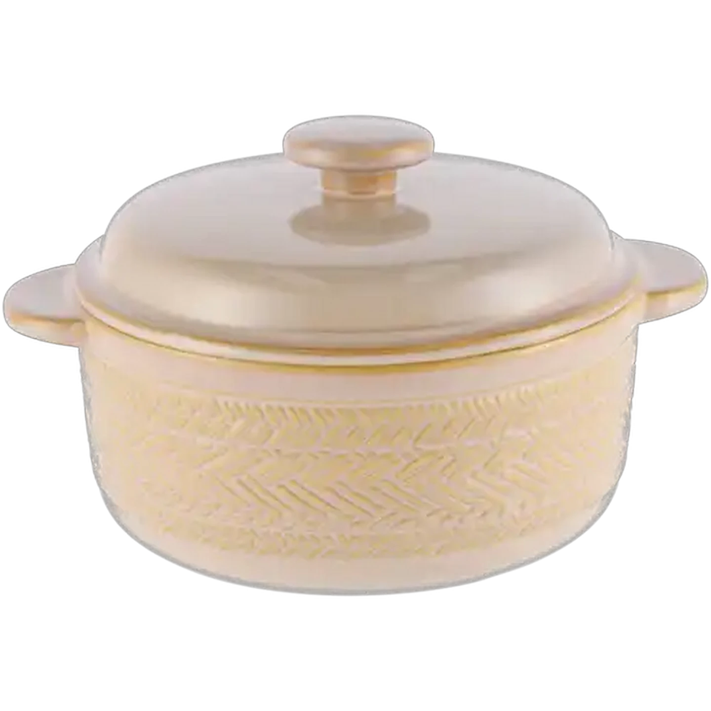 Image of Terracotta Casserole Dish & Lid 25cm