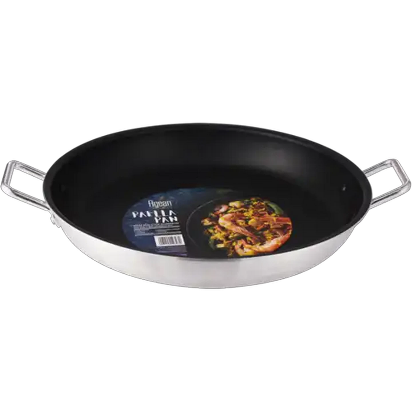 Image of Agean Aluminium Paella Pan 45cm