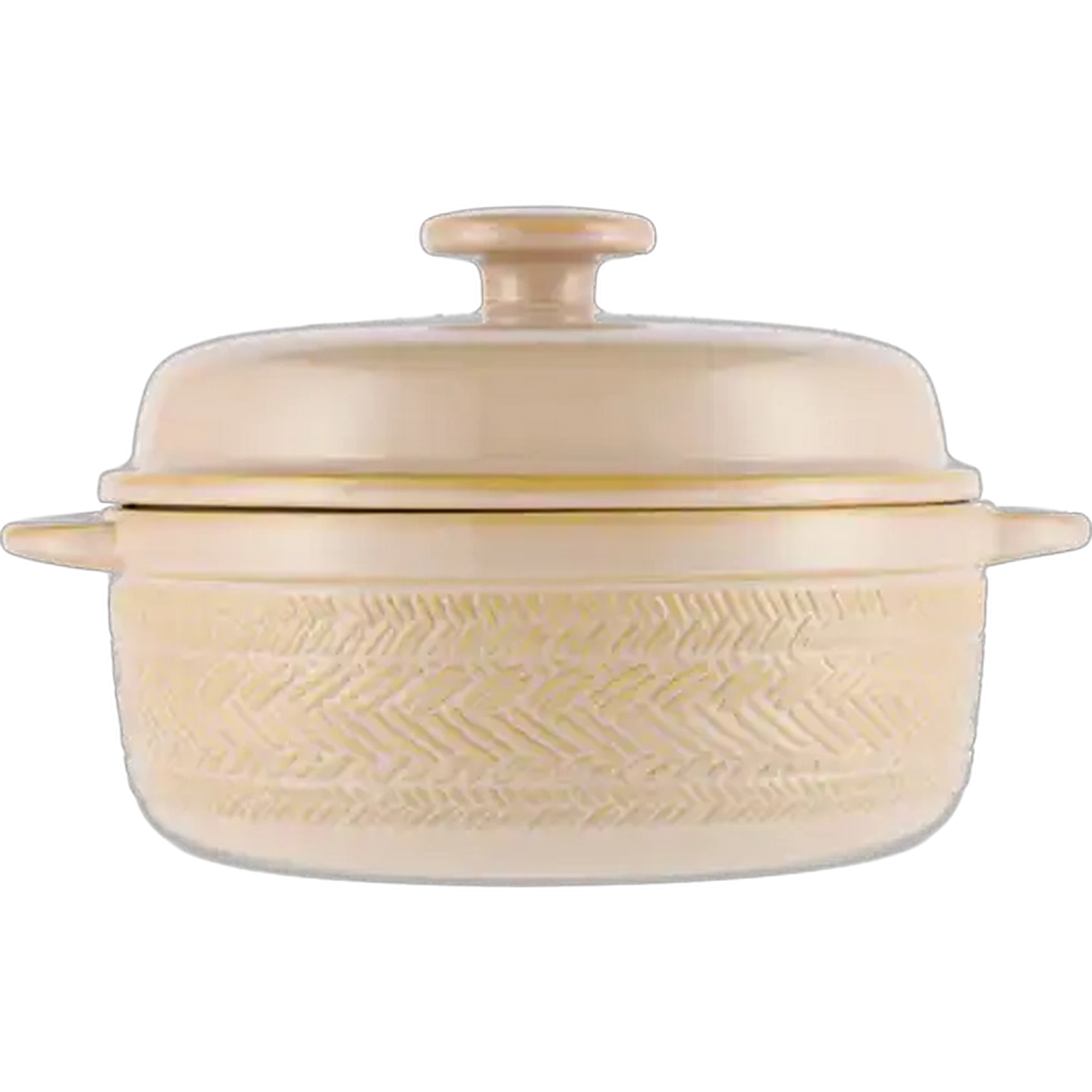 Image of Terracotta Casserole Dish & Lid 28.5cm