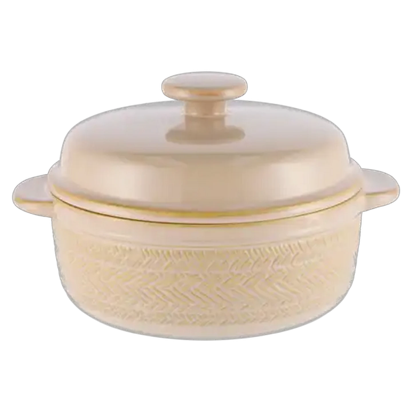Image of Terracotta Casserole Dish & Lid 28.5cm