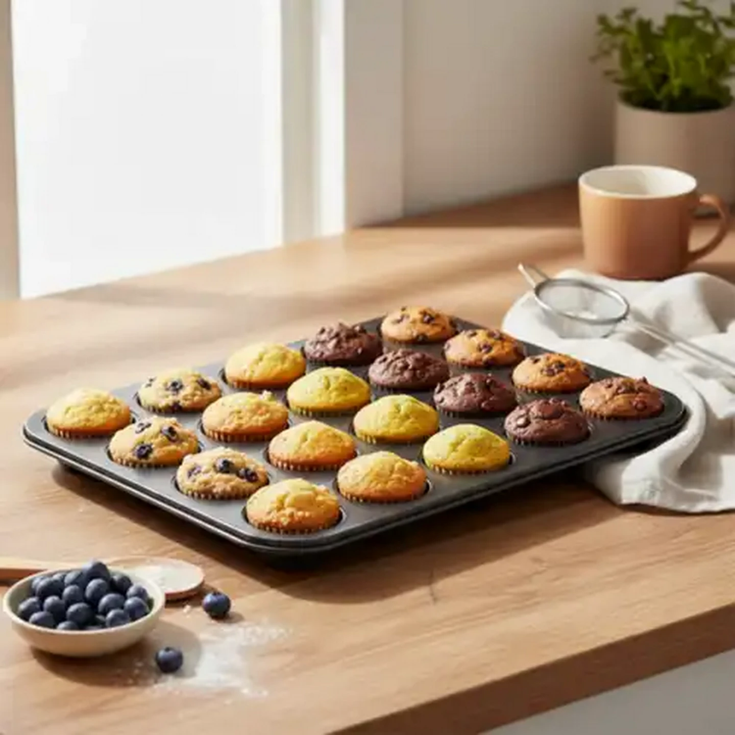 Image of Millini 24-Cup Non-Stick Mini Muffin Pan