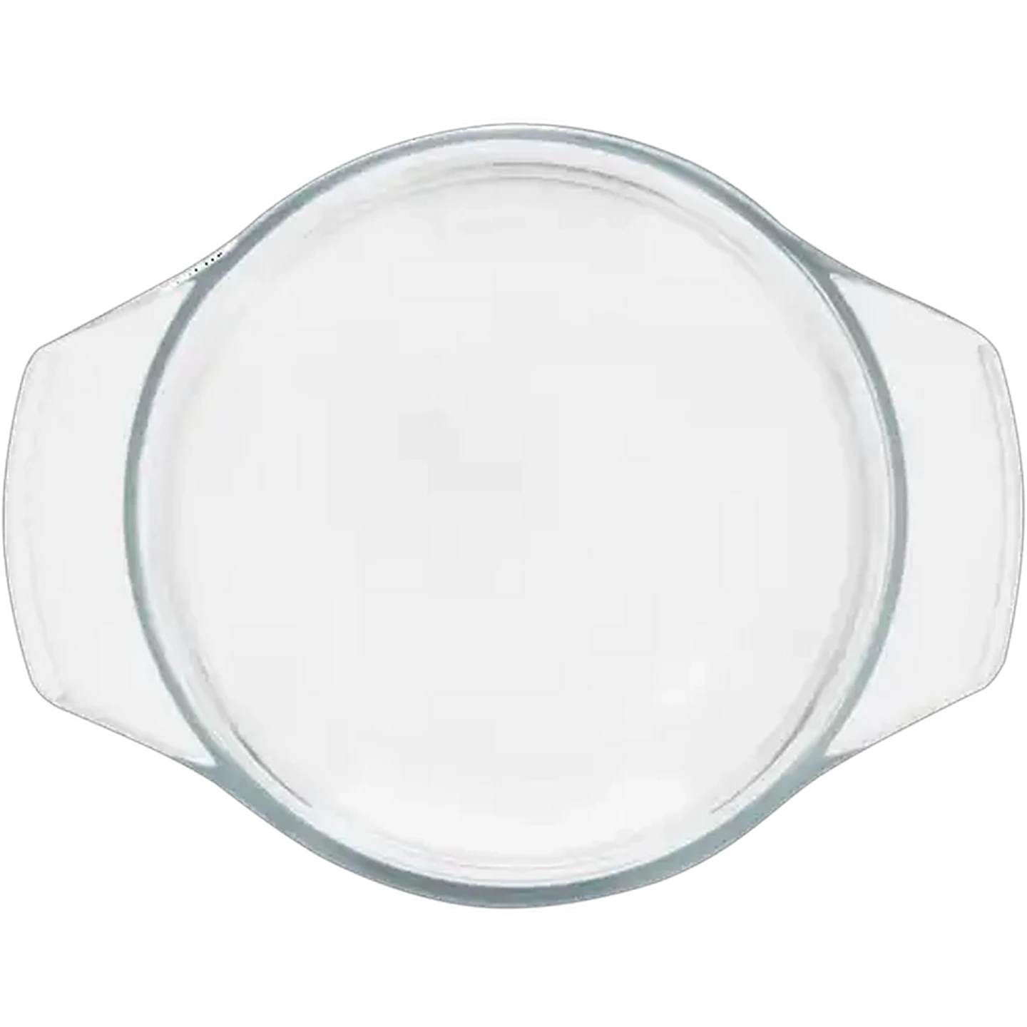 Image of Home Discovery Curve Round Glass Casserole 1L