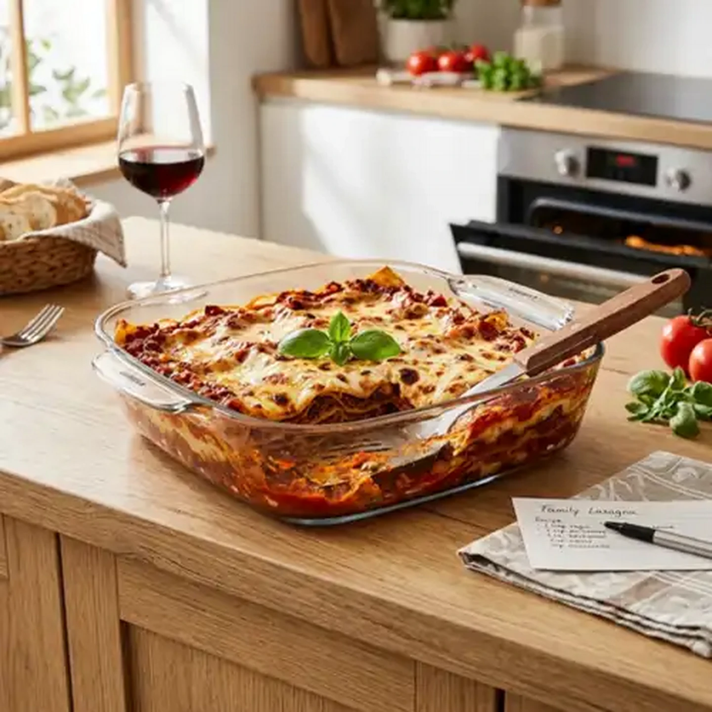 Image of Forage And Feast Square Glass Roaster 5.2L