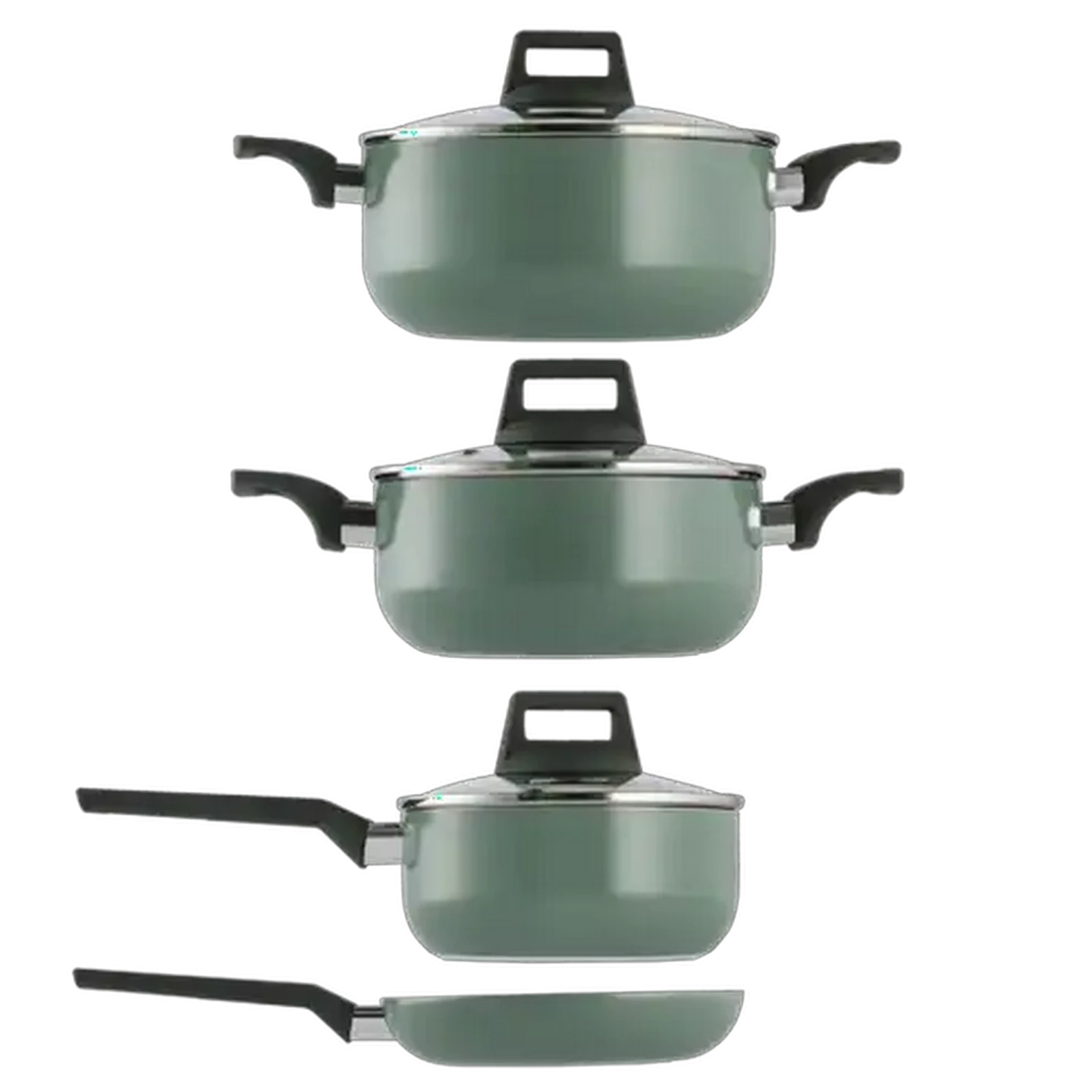 Image of Quisimo Marine Pressed Aluminium Cookware Set 7-Piece
