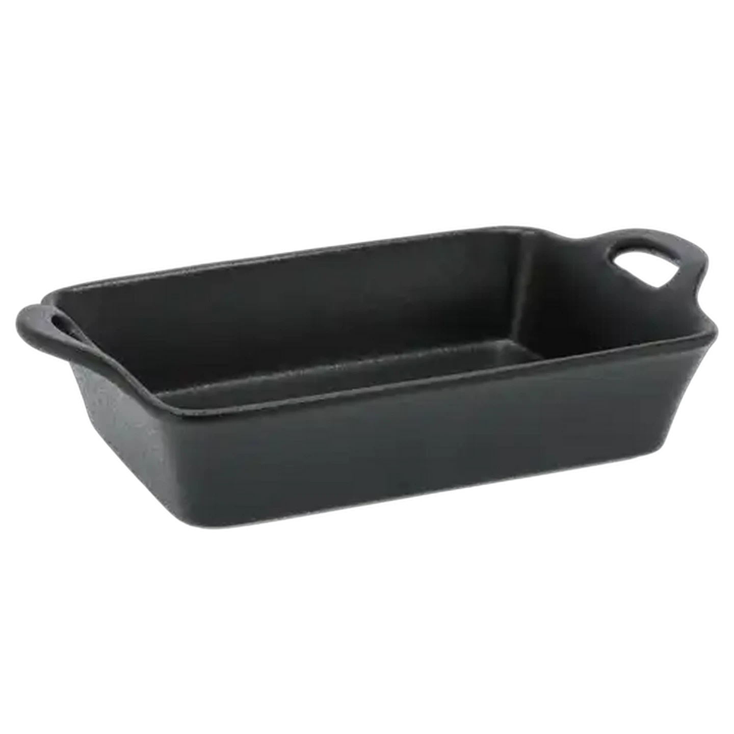 Image of Matte Black Rectangle Baker 35cm