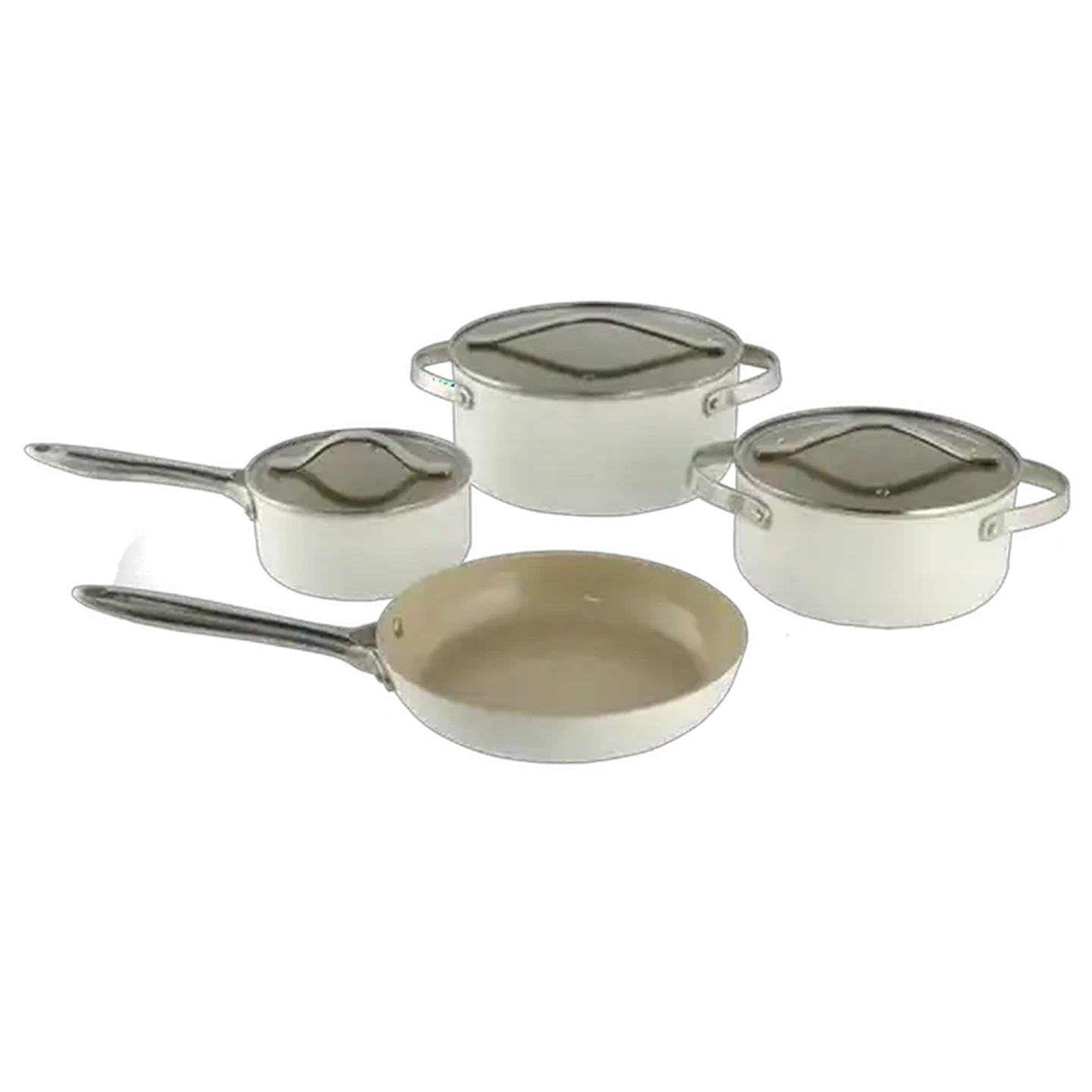 Image of Agean Slick Aluminium Cookware Set 7 Piece