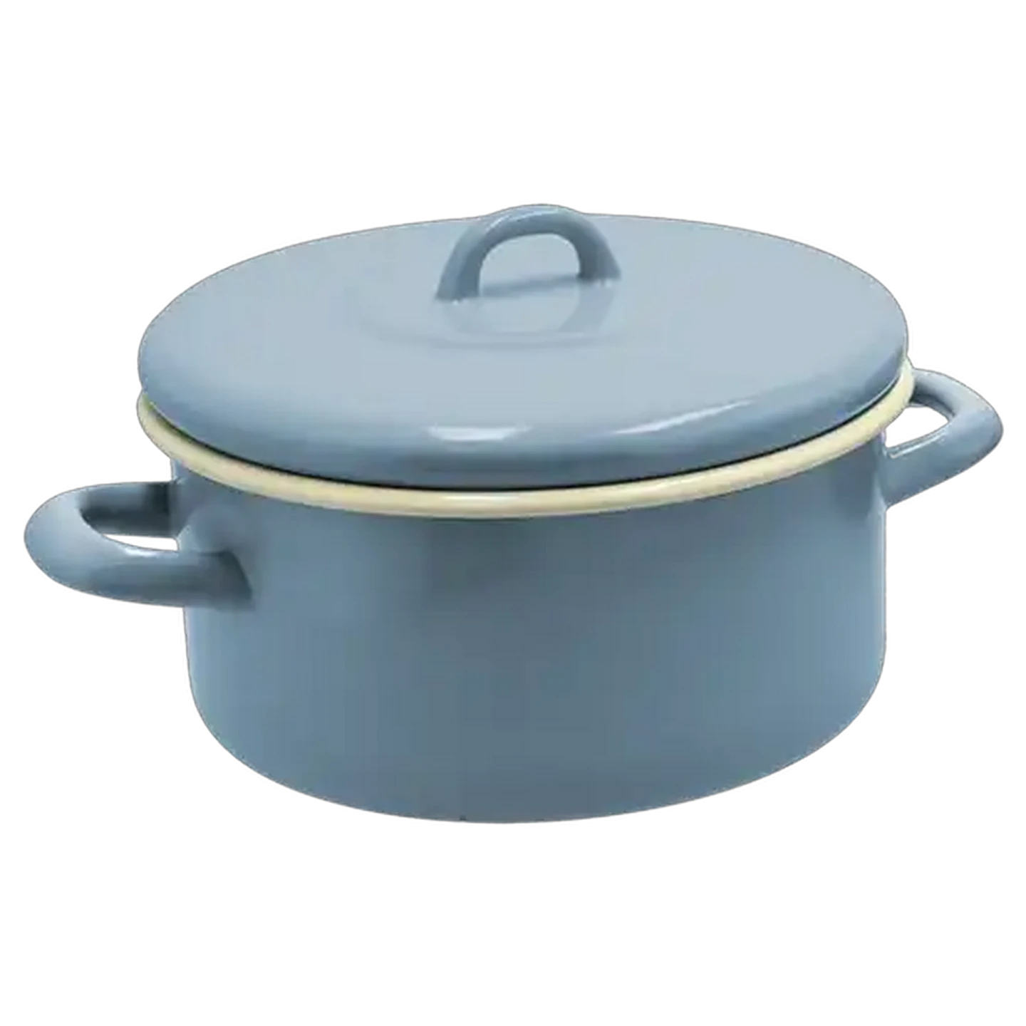 Image of Vintage Enamel Roaster 20cm (Colour May Vary)