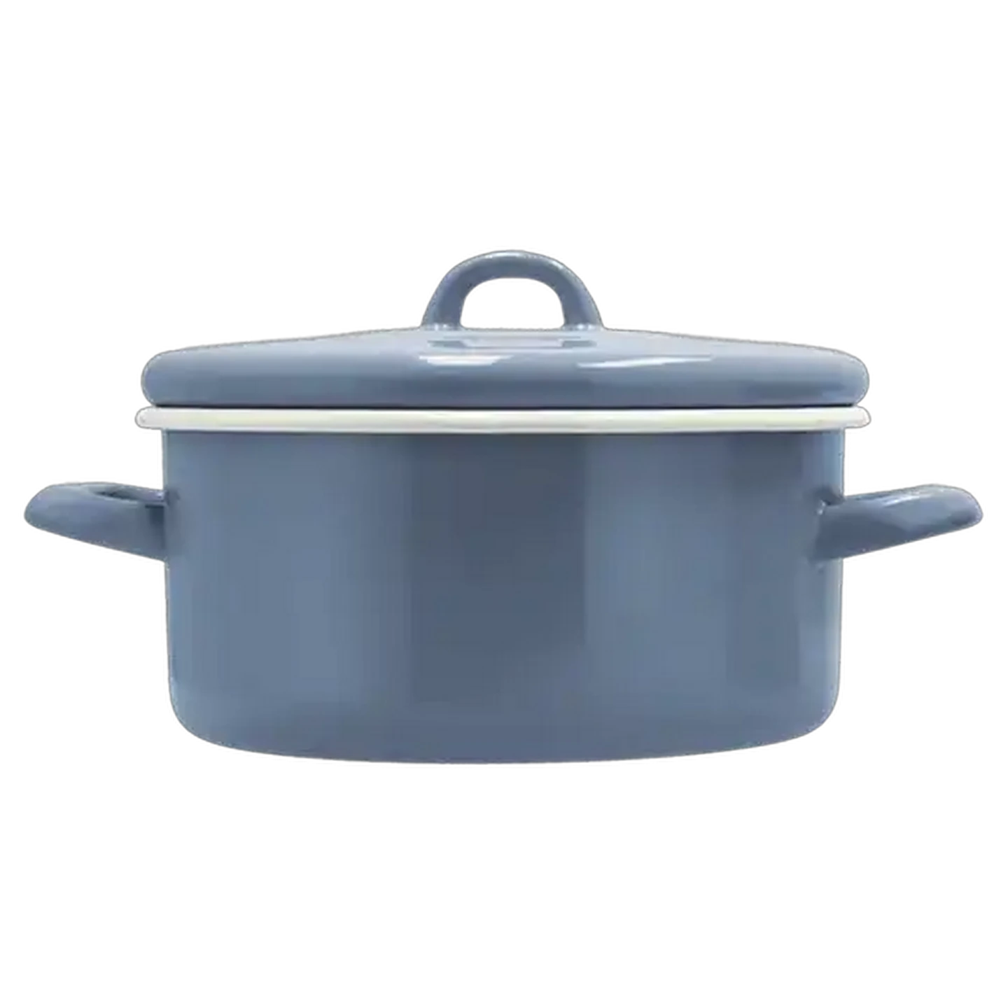 Image of Vintage Enamel Roaster 20cm (Colour May Vary)