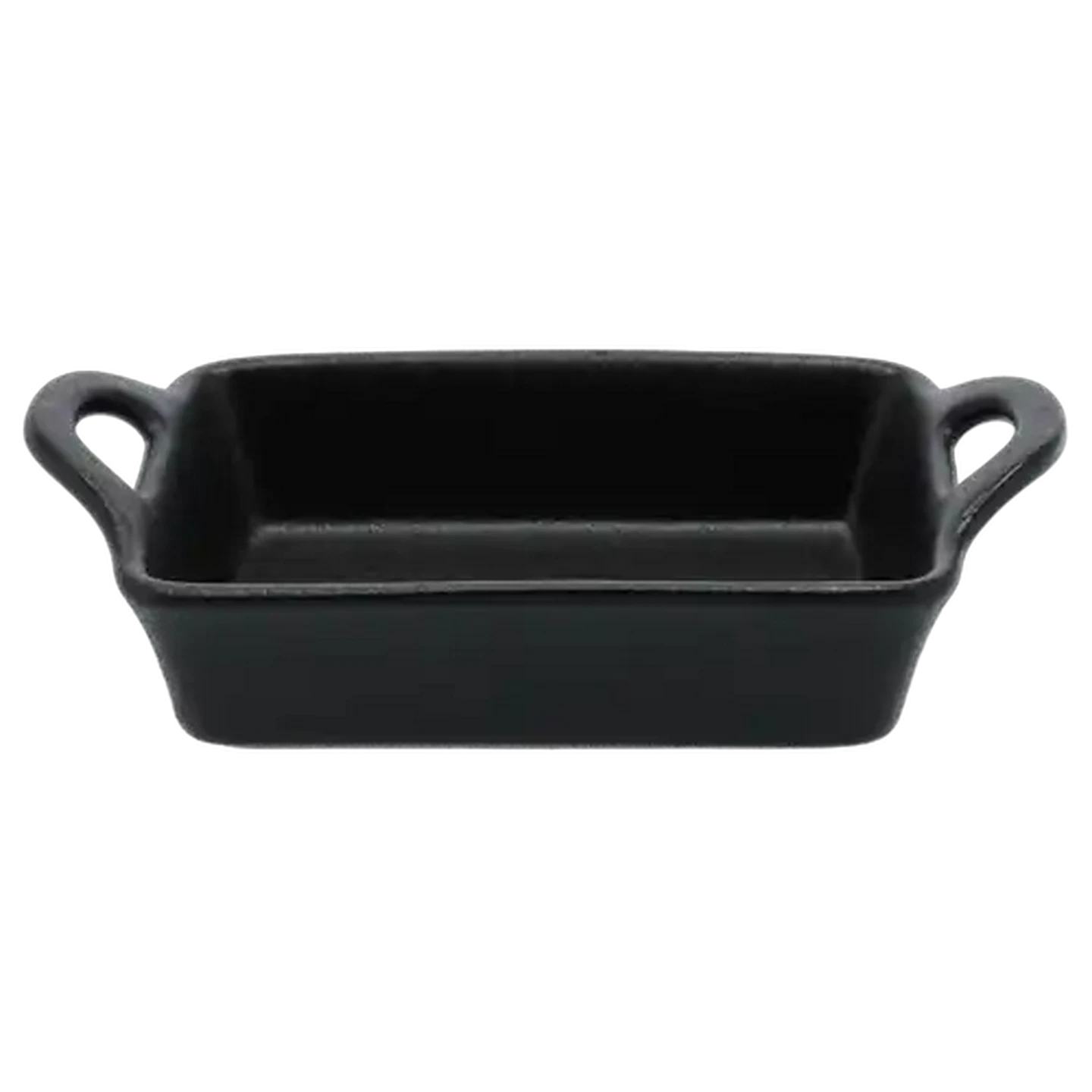 Image of Matte Black Rectangle Baker 27cm