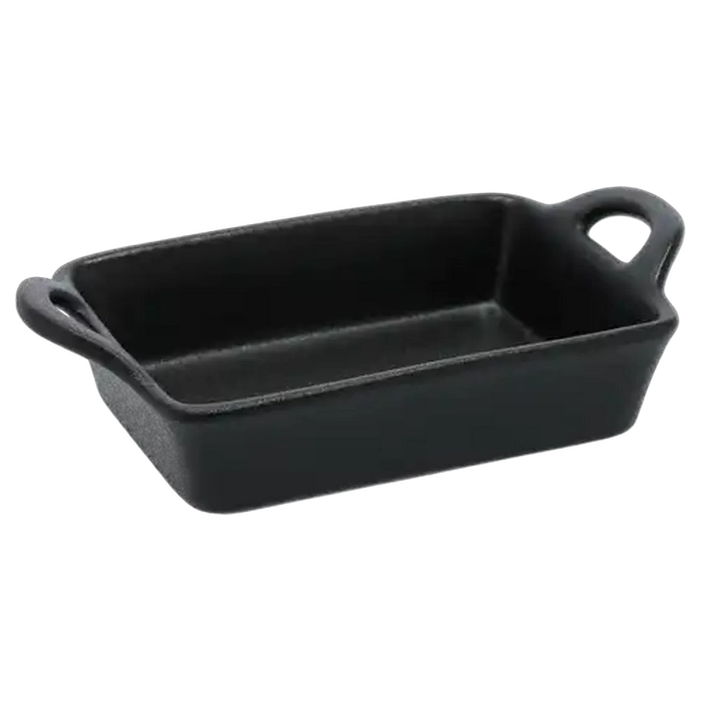 Image of Matte Black Rectangle Baker 27cm