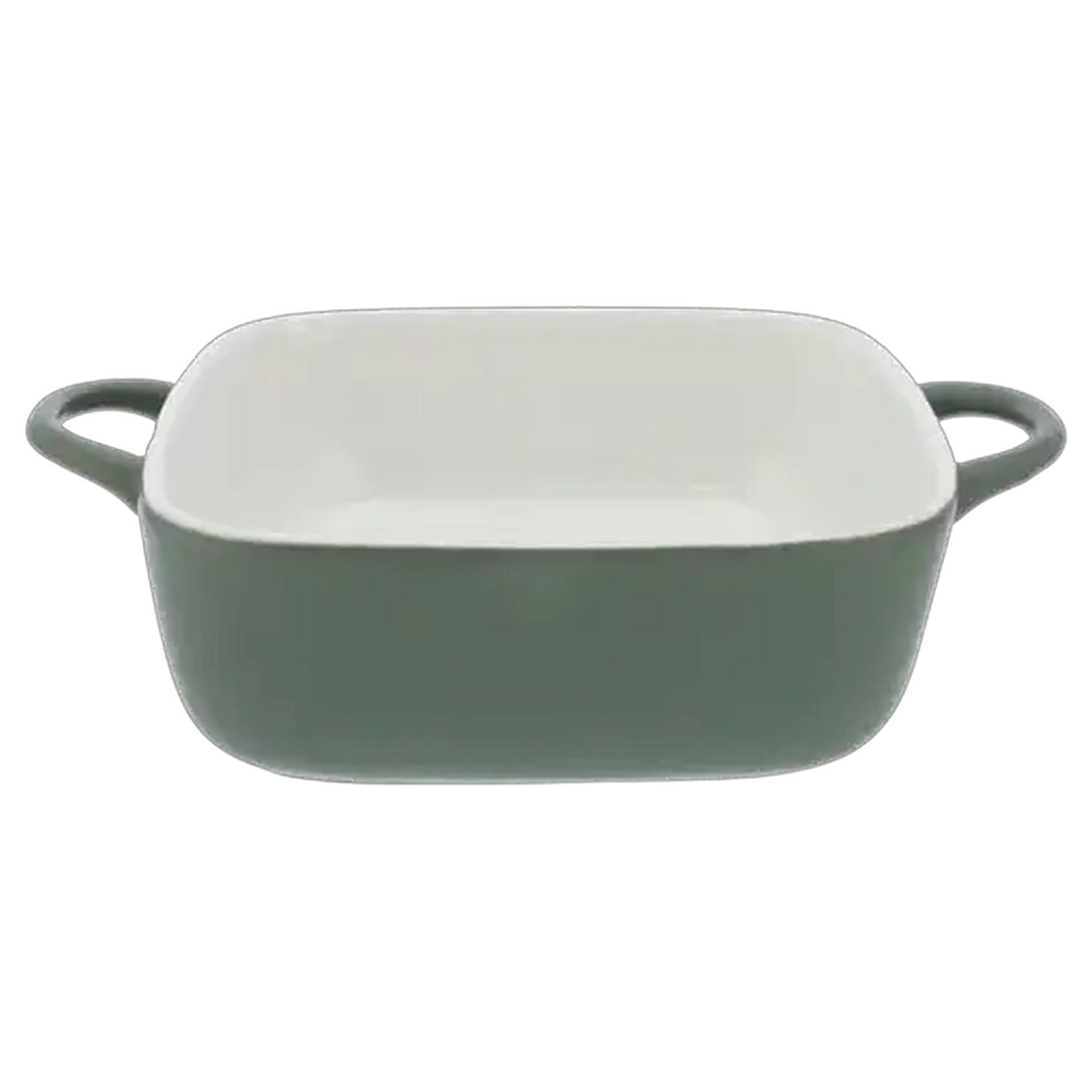 Image of Square Matte Green Baker 31.5cm