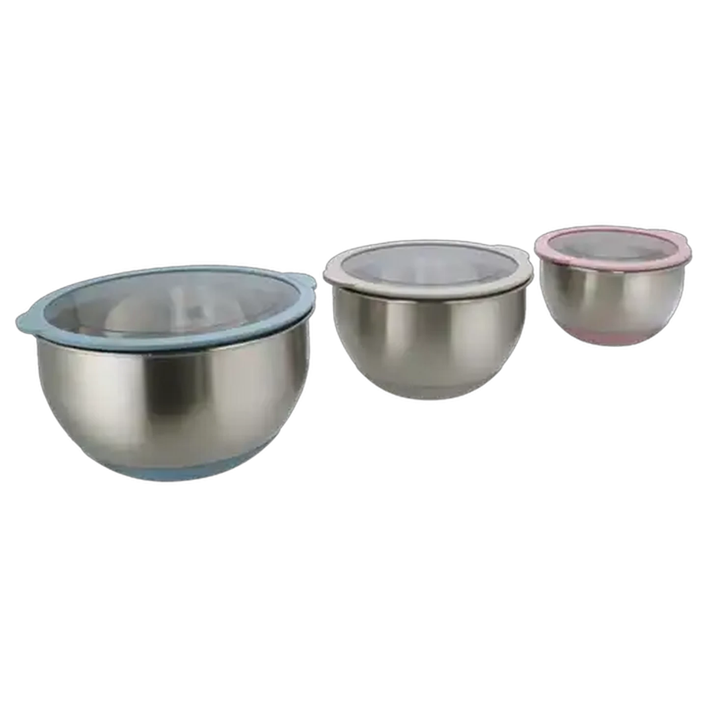 Image of Millini Stainless Steel Mixing Bowls 3-Piece