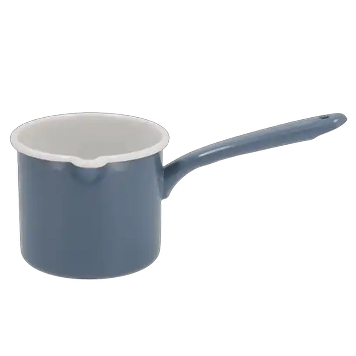 Image of Vintage Enamel Saucepot 12cm (Colour May Vary)