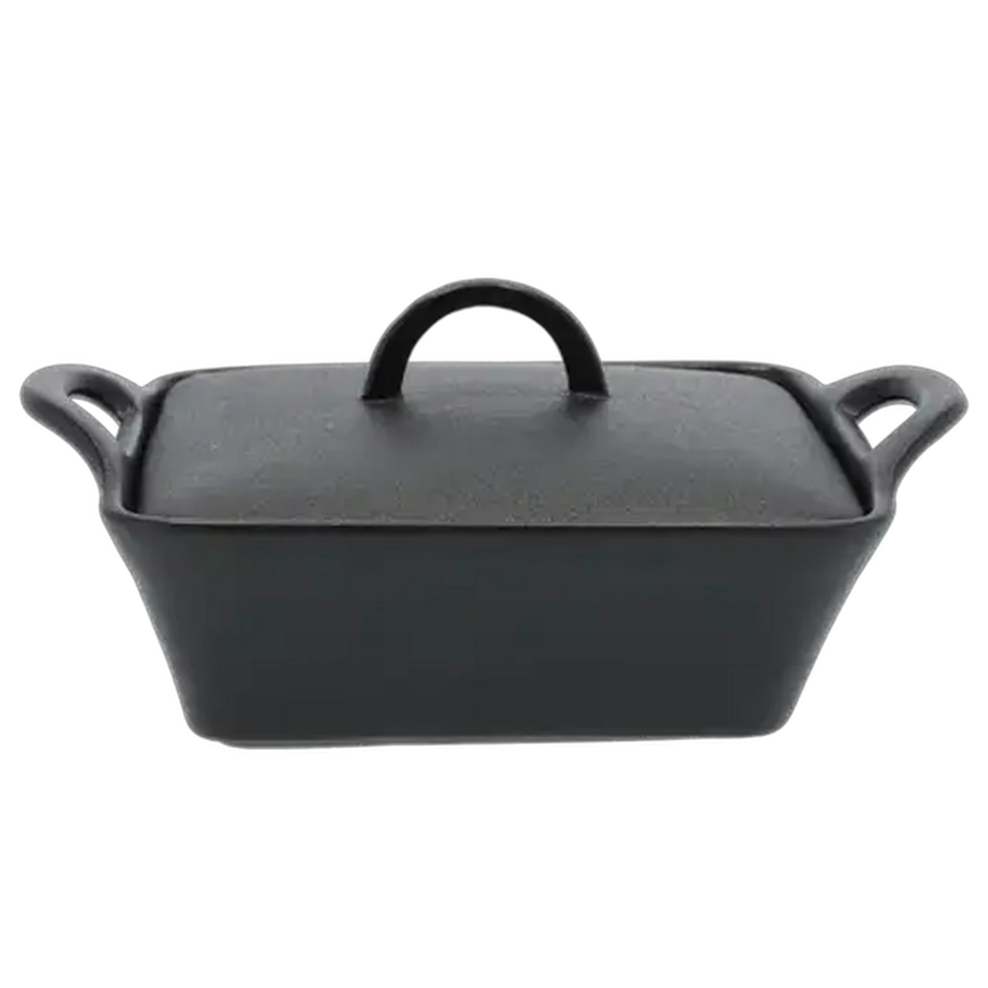 Image of Matte Black Square Casserole 30.5cm