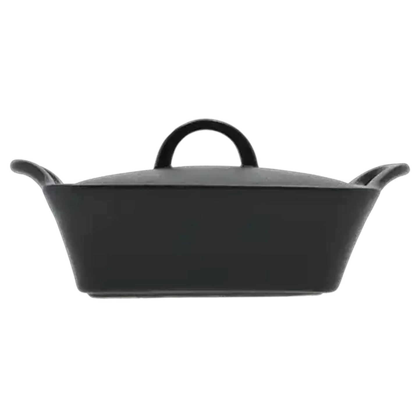 Image of Matte Black Square Casserole 30.5cm