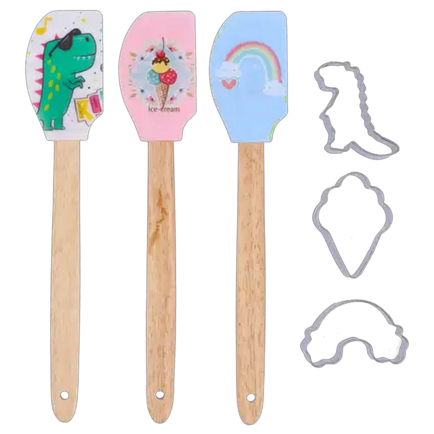 Image of Millini Mini Spatula and Cookie Cutter 2-Piece (Colour May Vary)