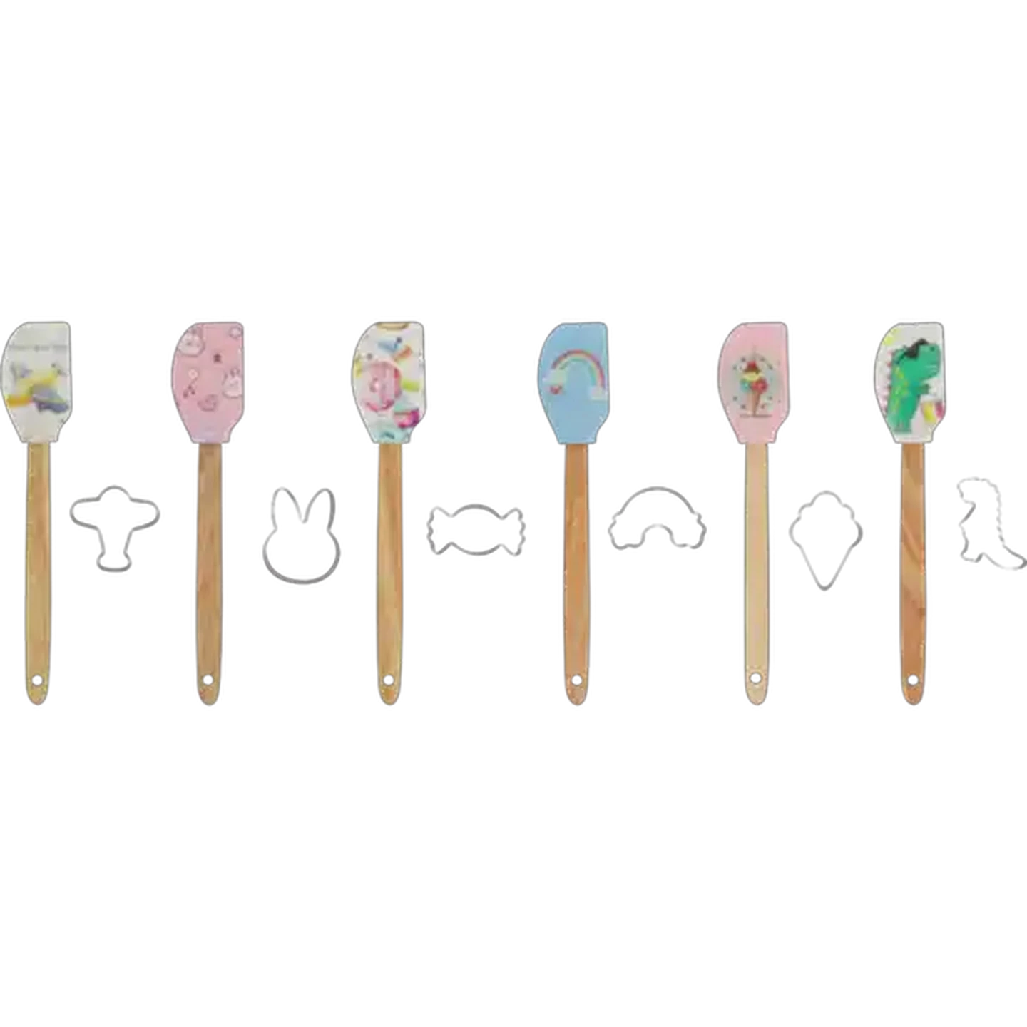 Image of Millini Mini Spatula and Cookie Cutter 2-Piece (Colour May Vary)