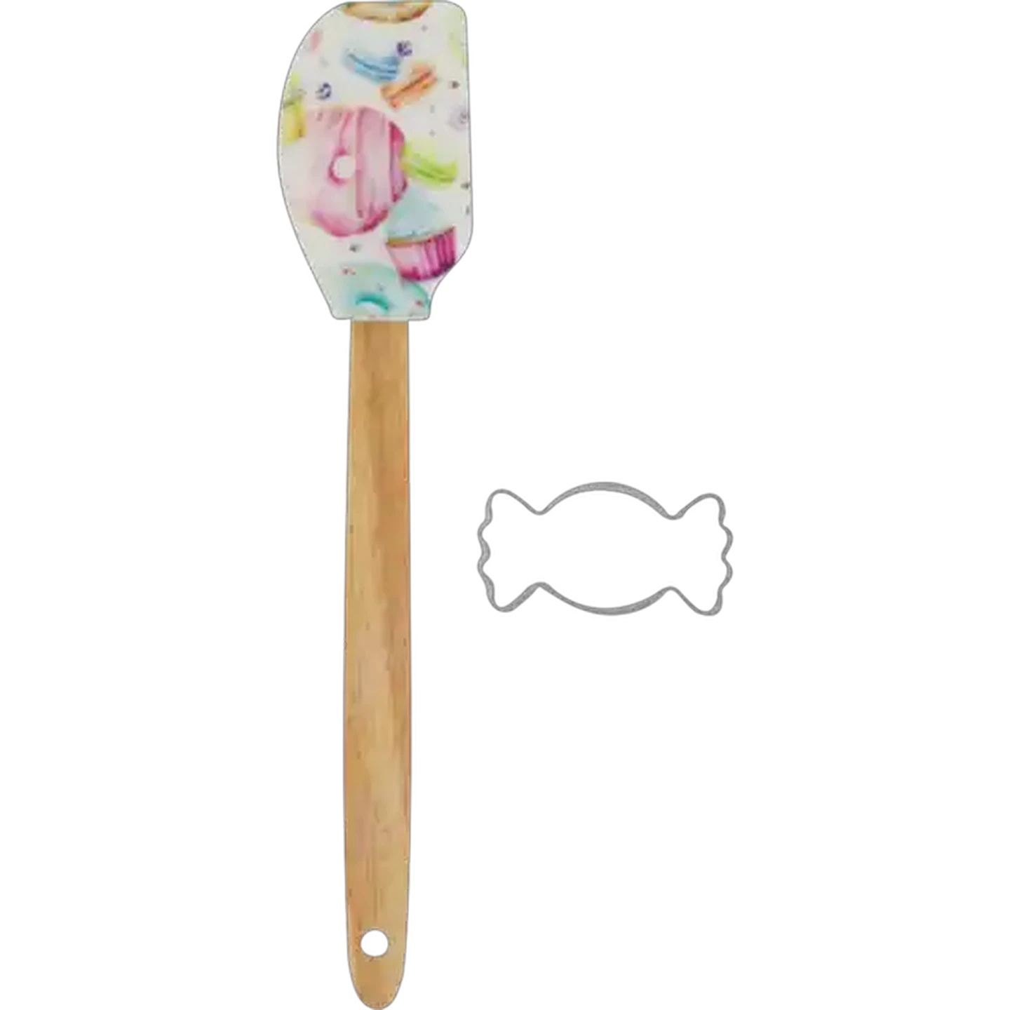 Image of Millini Mini Spatula and Cookie Cutter 2-Piece (Colour May Vary)