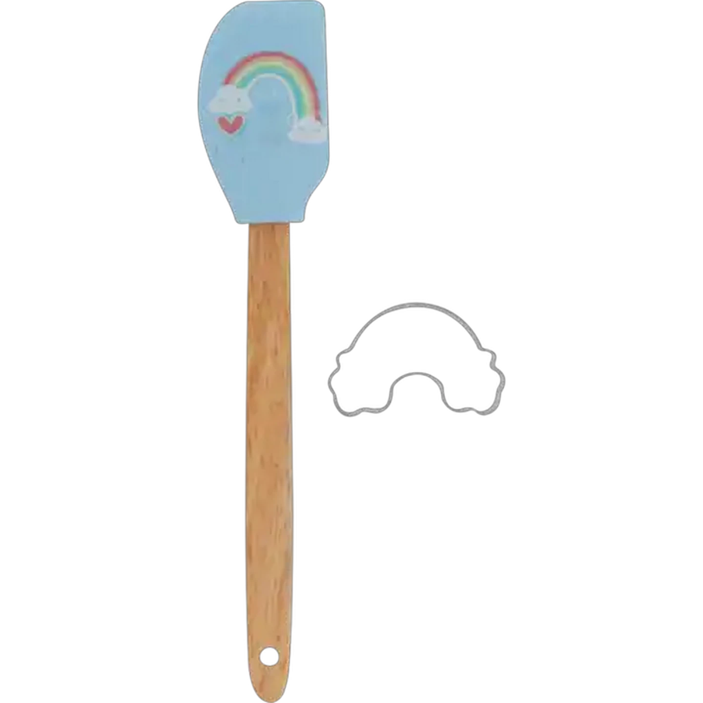 Image of Millini Mini Spatula and Cookie Cutter 2-Piece (Colour May Vary)