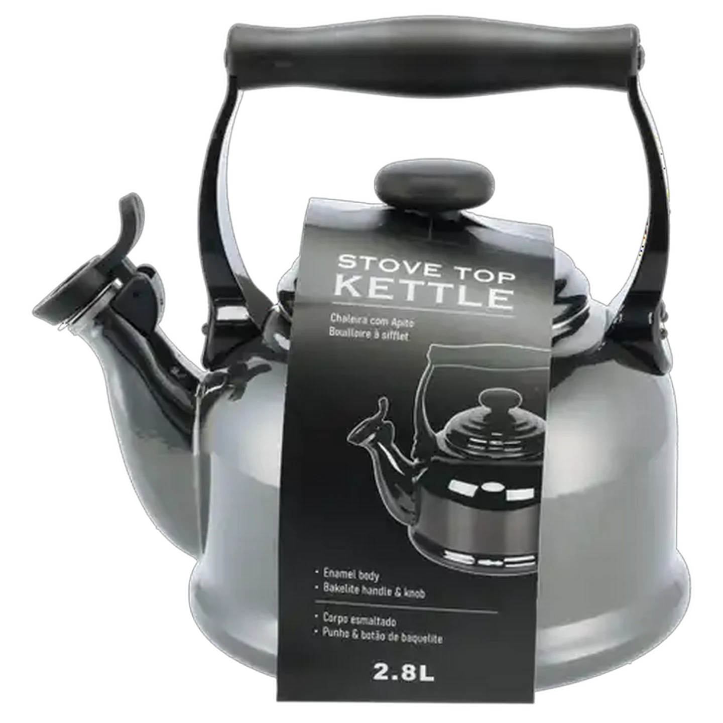 Image of Stove Top Whistling Kettle Midnight 2.8L