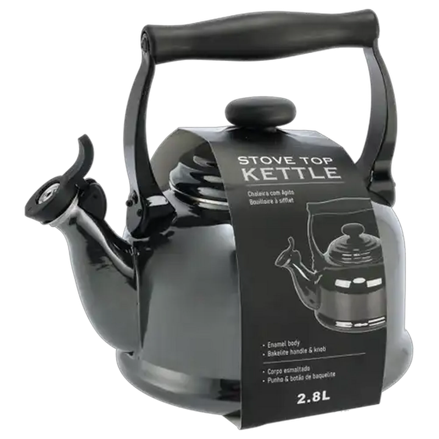 Image of Stove Top Whistling Kettle Midnight 2.8L