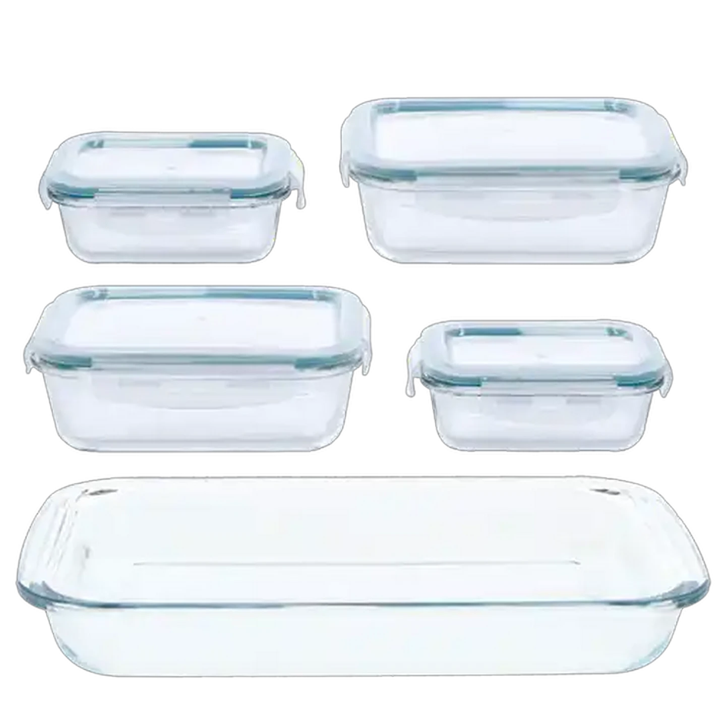 Image of Cook & Serve Glass Roaster Set 5 Piece
