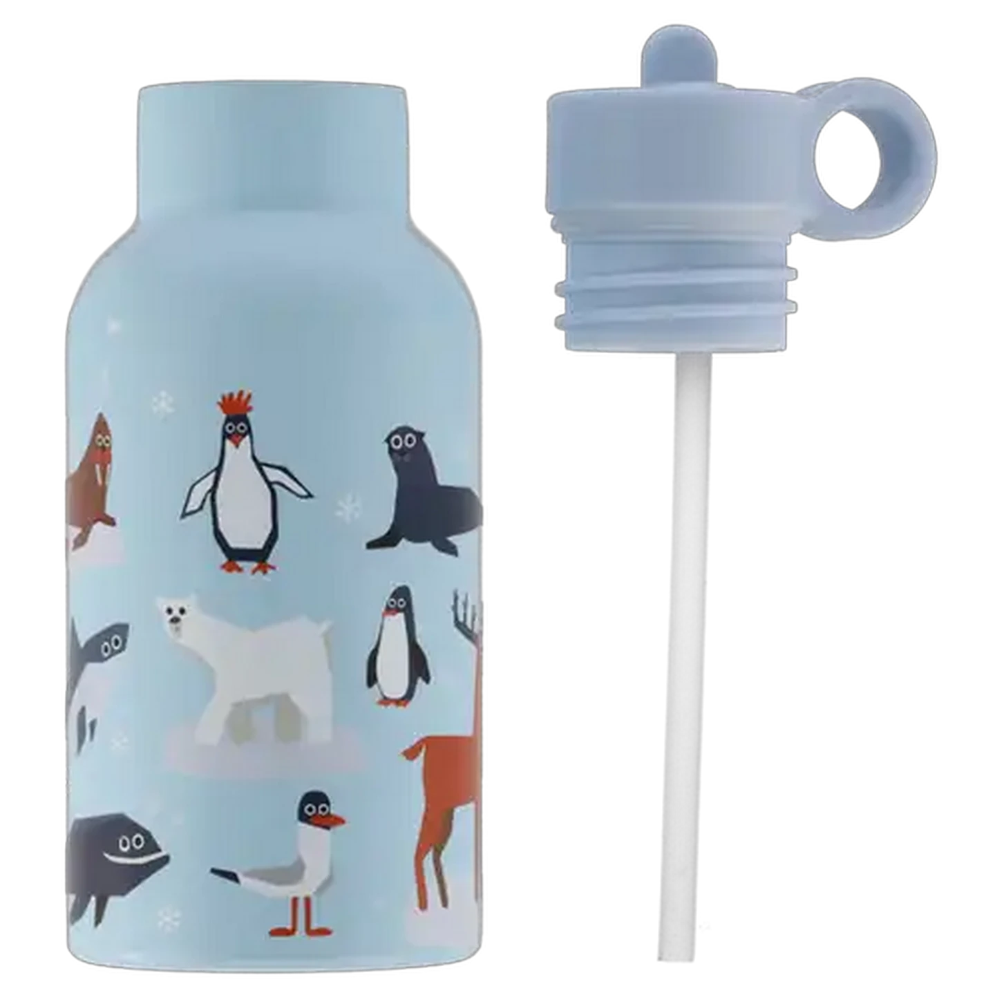 Image of Kids Prints Stainless Steel Sipper Thermal Bottle 350ml (Design May Vary)