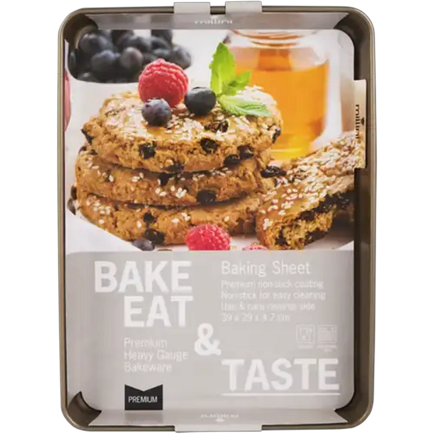 Image of Millini Premium Non-Stick Heavy Gauge Baking Sheet 39 x 29 x 4.7cm