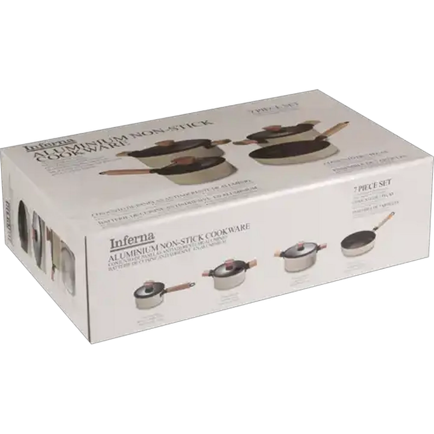 Image of Inferna Aluminium Non-Stick Cookware Set 7 Piece
