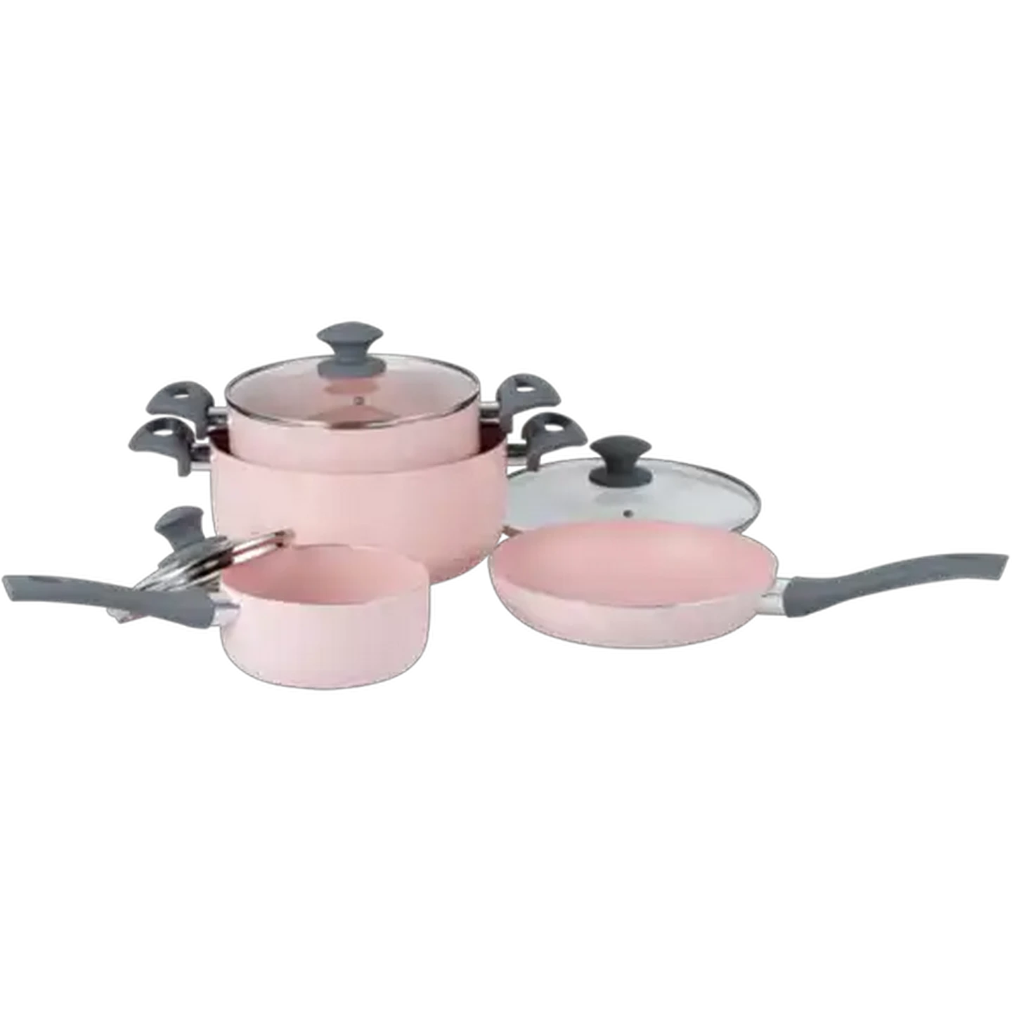 Image of Quisimo Aluminium Candy Pressed Cookware Set 7 Piece