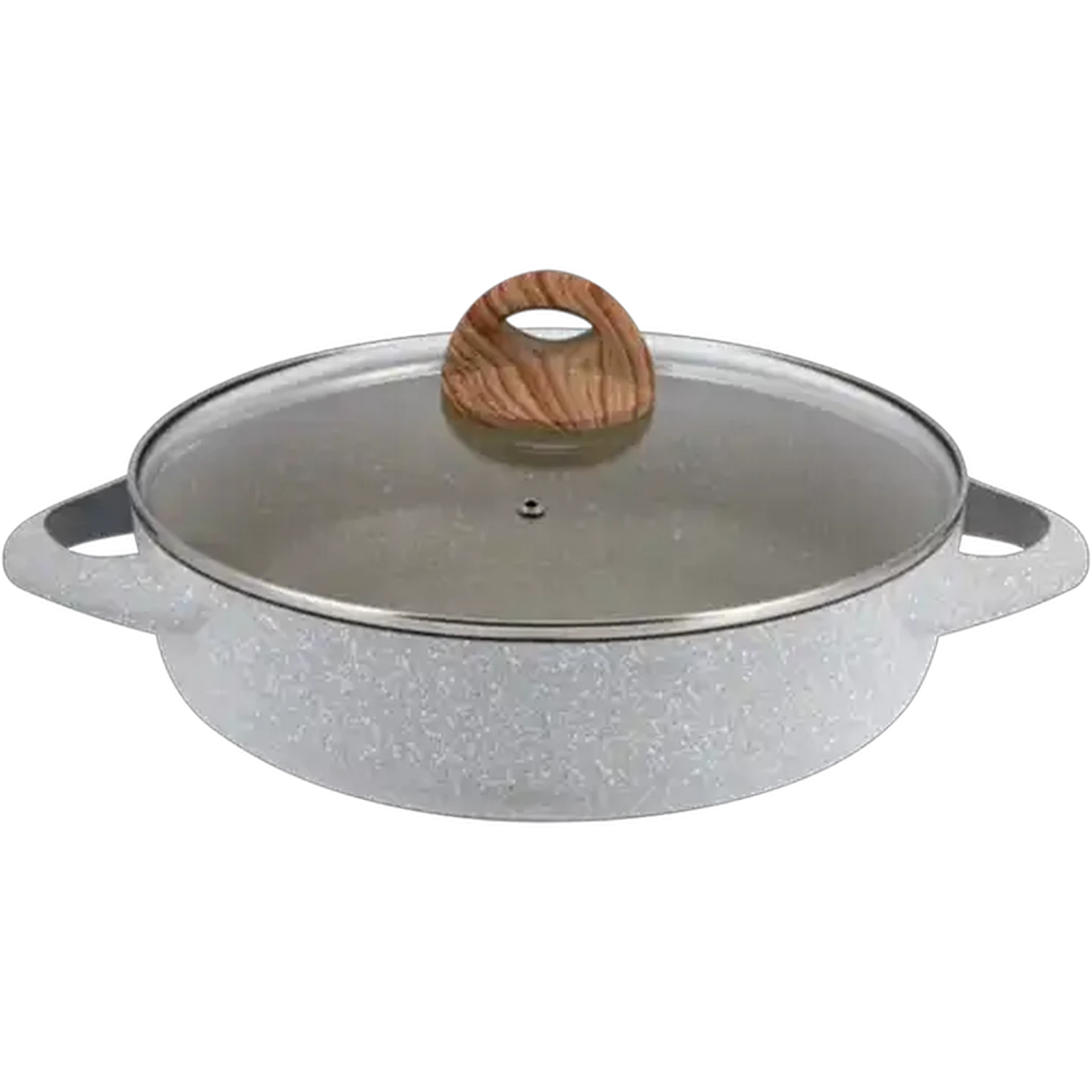 Image of Shallow Cast Aluminium Casserole 24cm